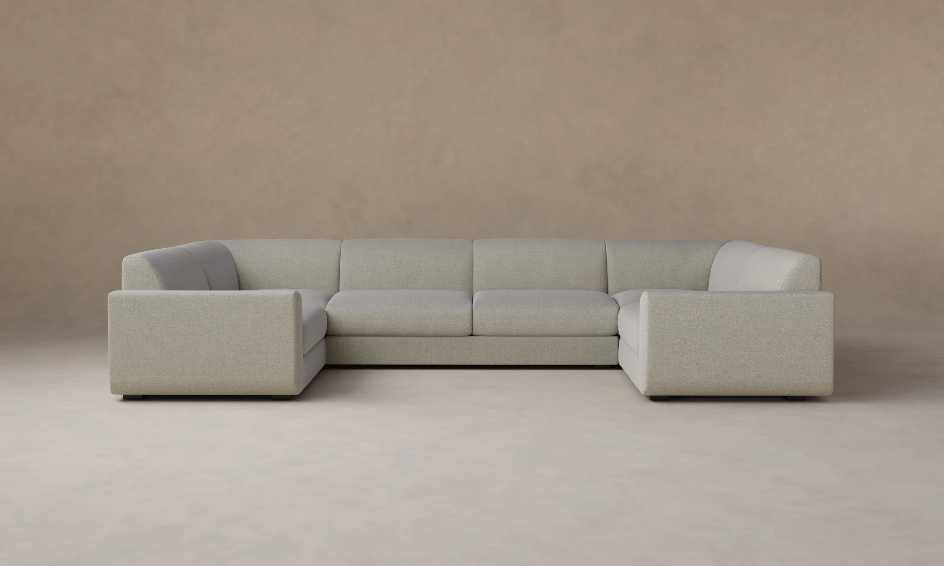 The Marcello Sectional - Performance Textural Weave Breeze - Image 7