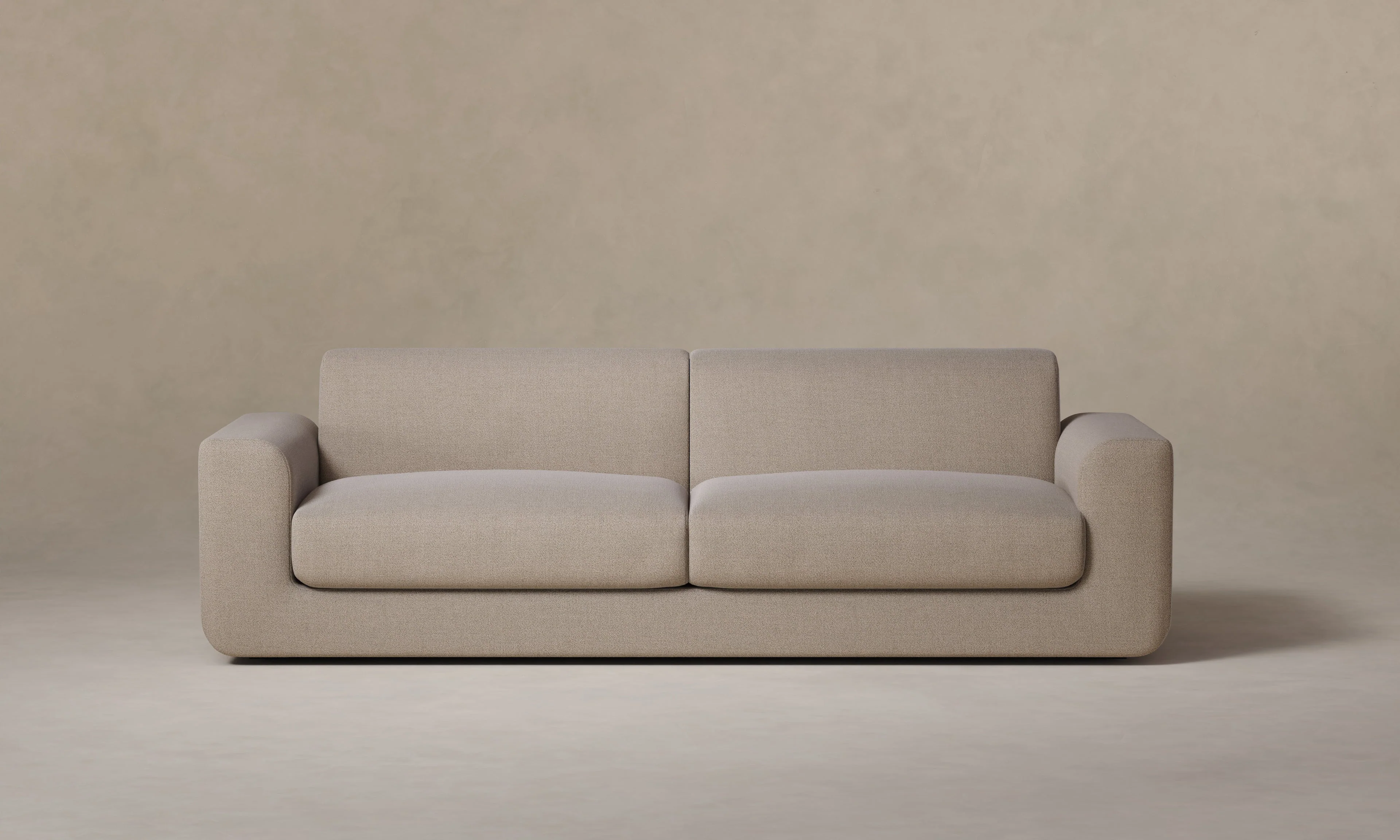 The Marcello Sofa - Performance Textural Weave Earthen