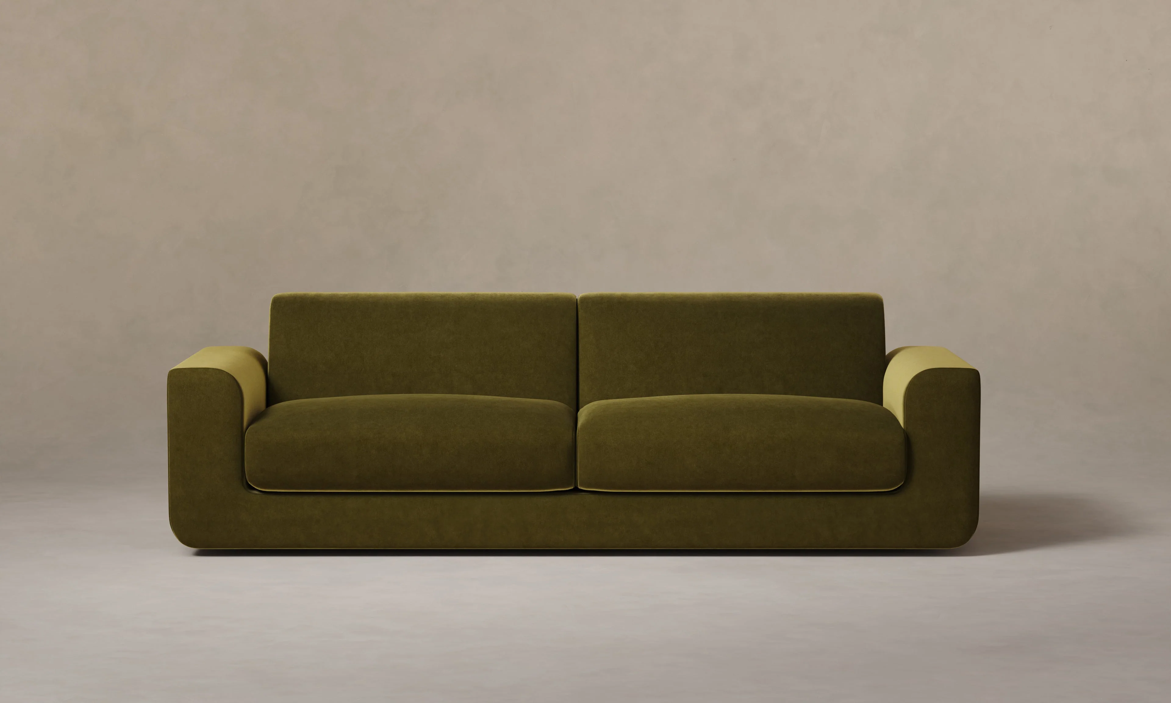 The Marcello Sofa - Performance Velvet Olive