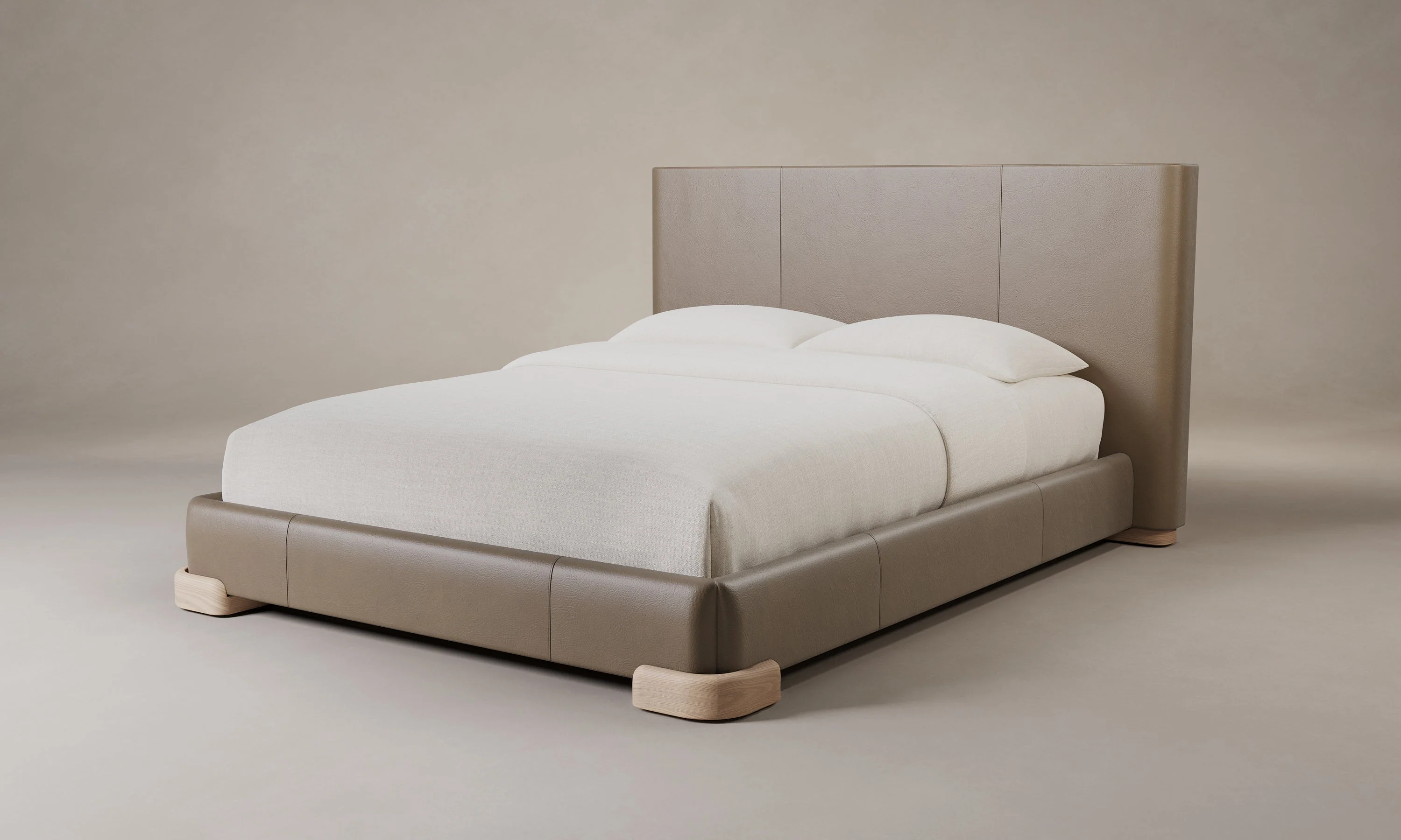 The Maxime Bed - Costa Leather Ridge - Image 4