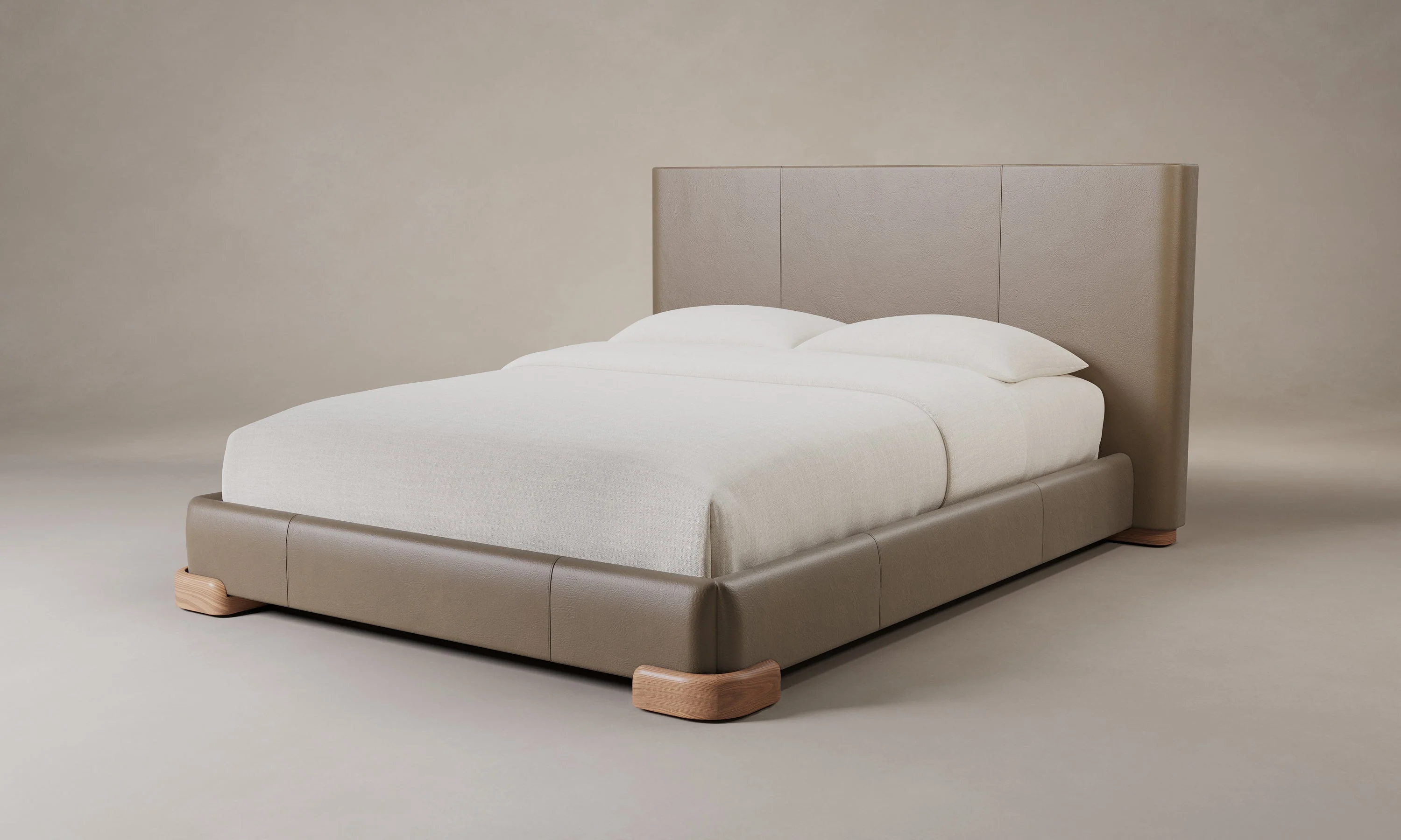 The Maxime Bed - Costa Leather Ridge - Image 5
