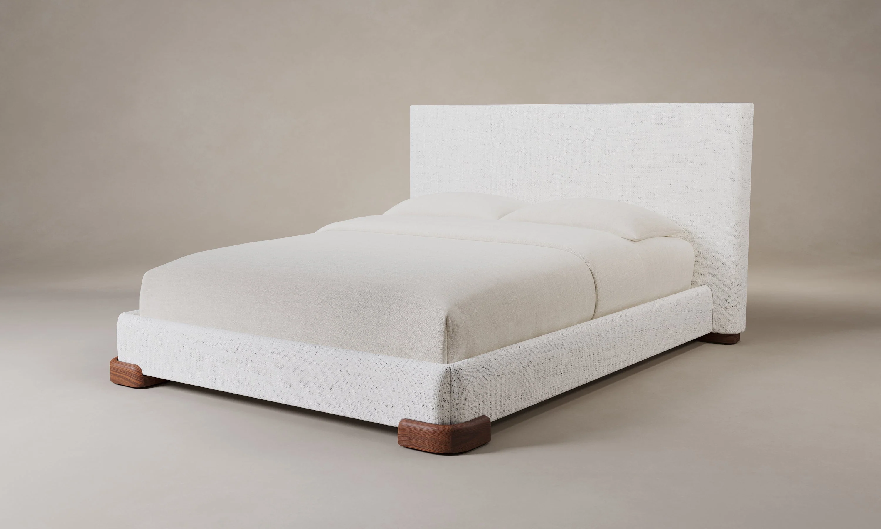 The Maxime Bed - Heritage Belgian Linen Egret - Image 6