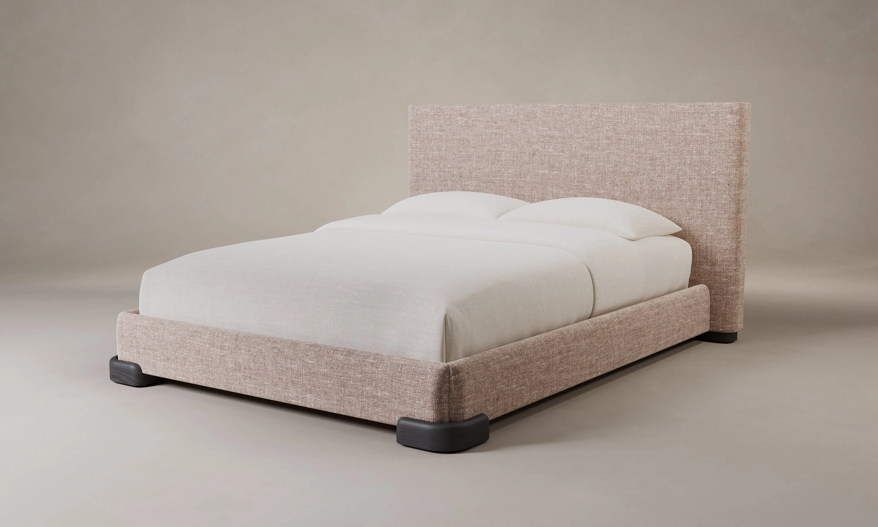 The Maxime Bed - Heritage Belgian Linen Petal - Image 3