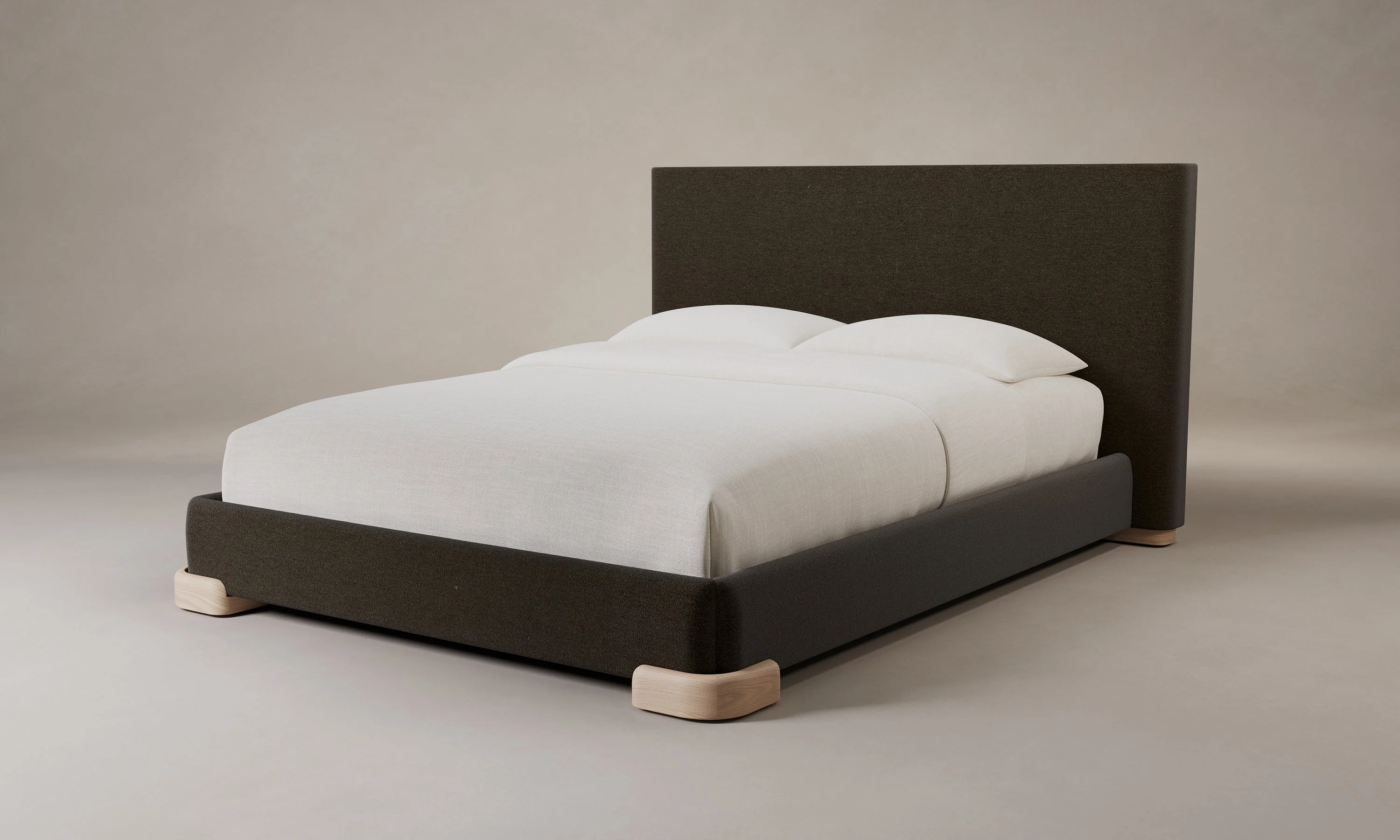 The Maxime Bed - Marled Alpaca Velvet Marsh - Image 4