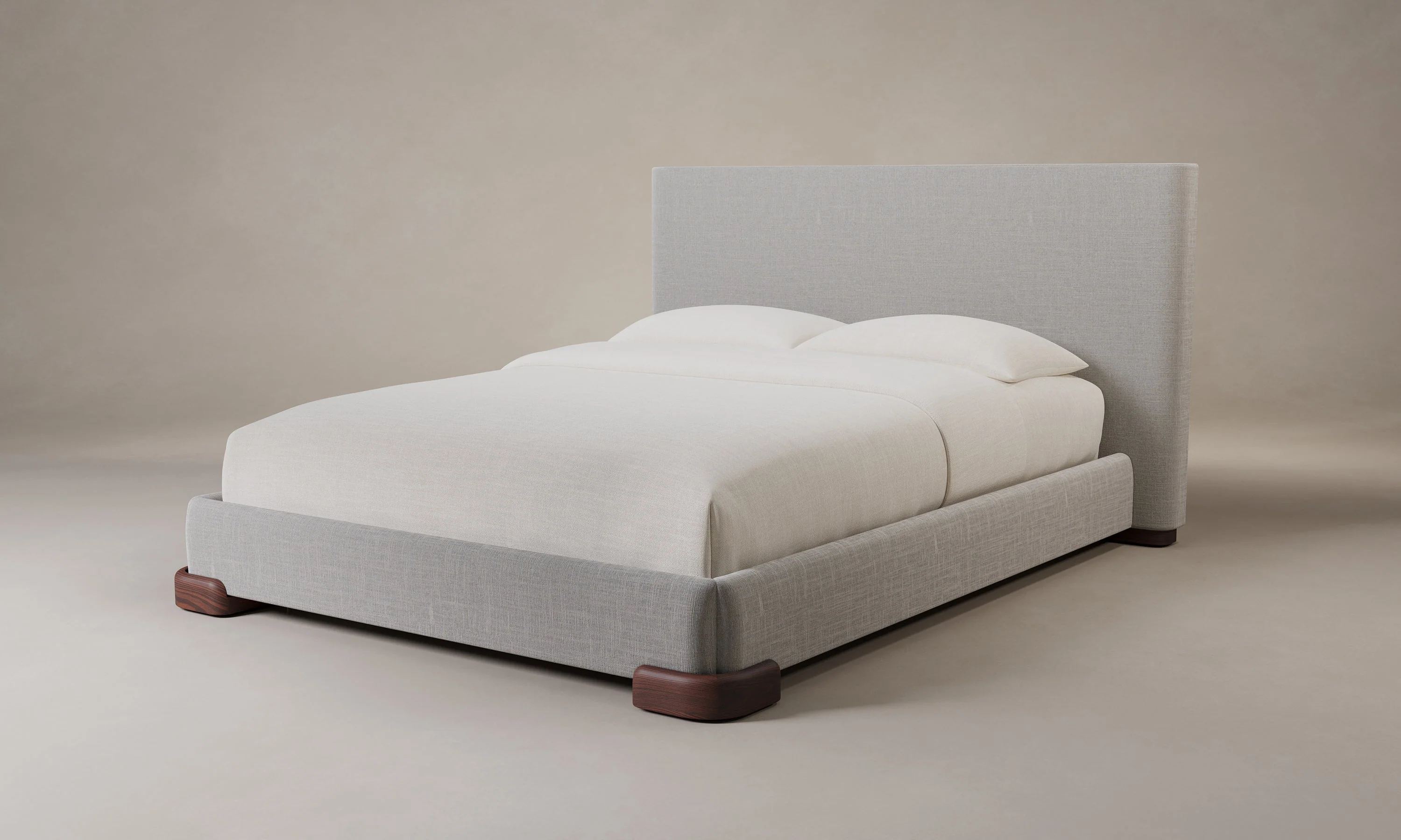 The Maxime Bed - Performance Linen Weave Beige - Image 2
