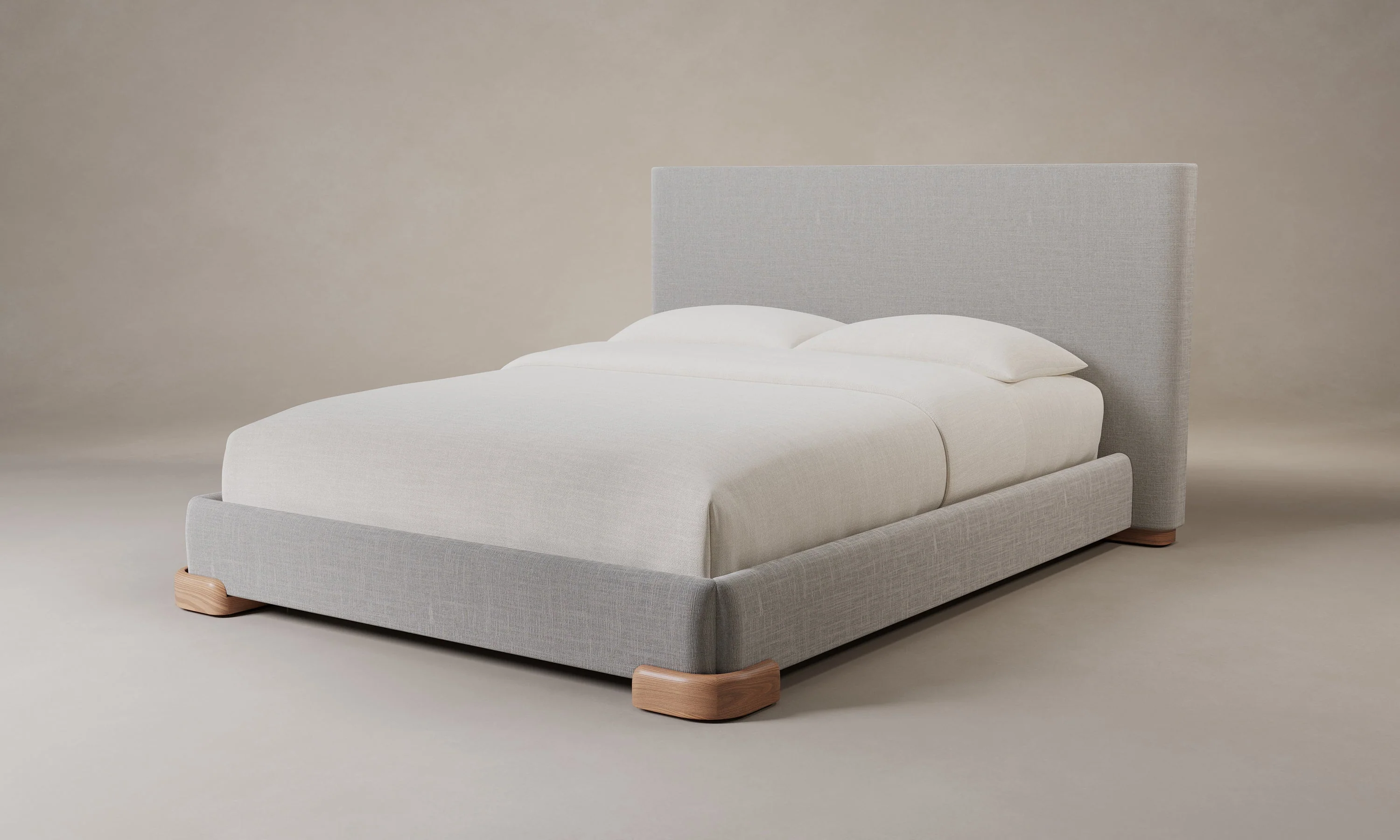 The Maxime Bed - Performance Linen Weave Beige - Image 5