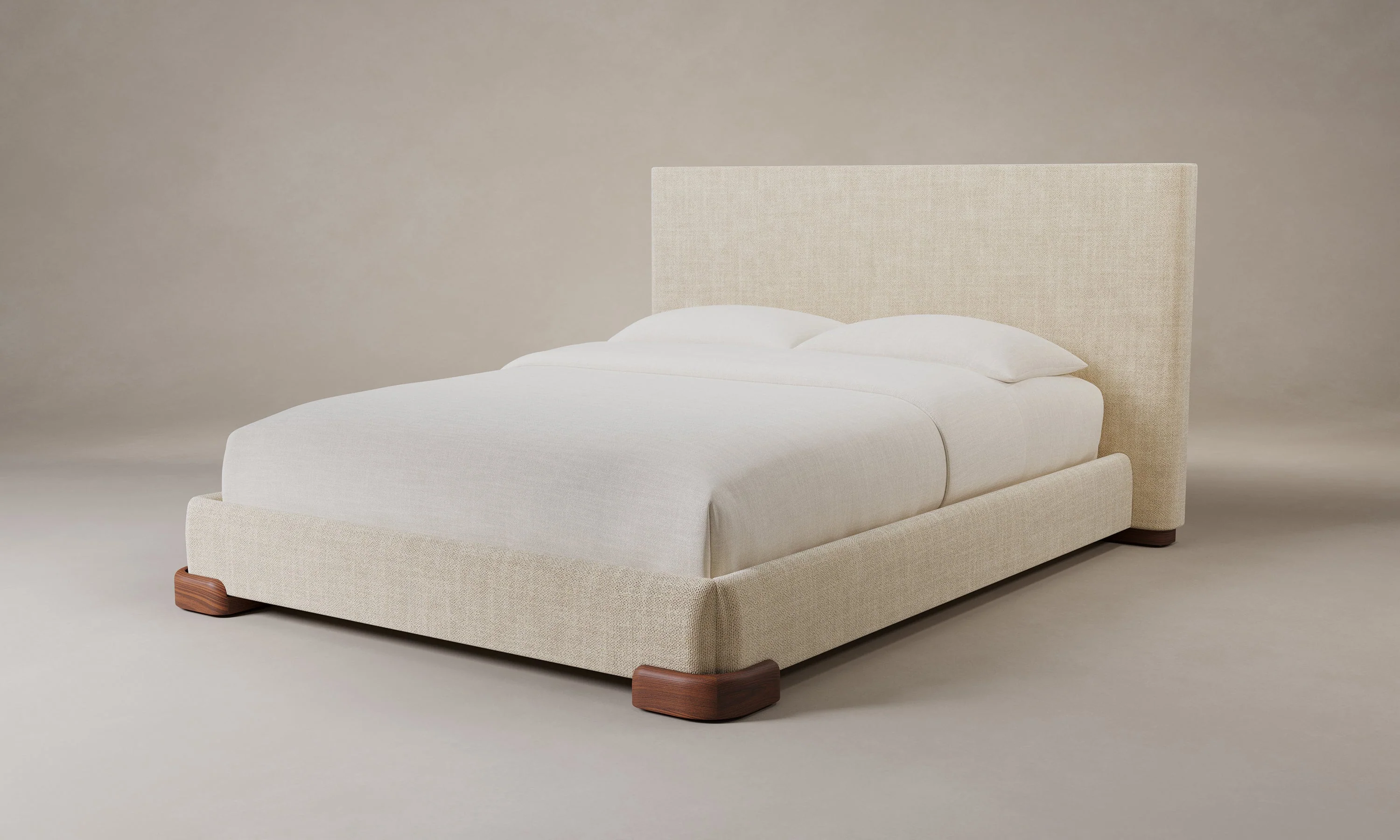 The Maxime Bed - Performance Textural Weave Savanna - Image 6