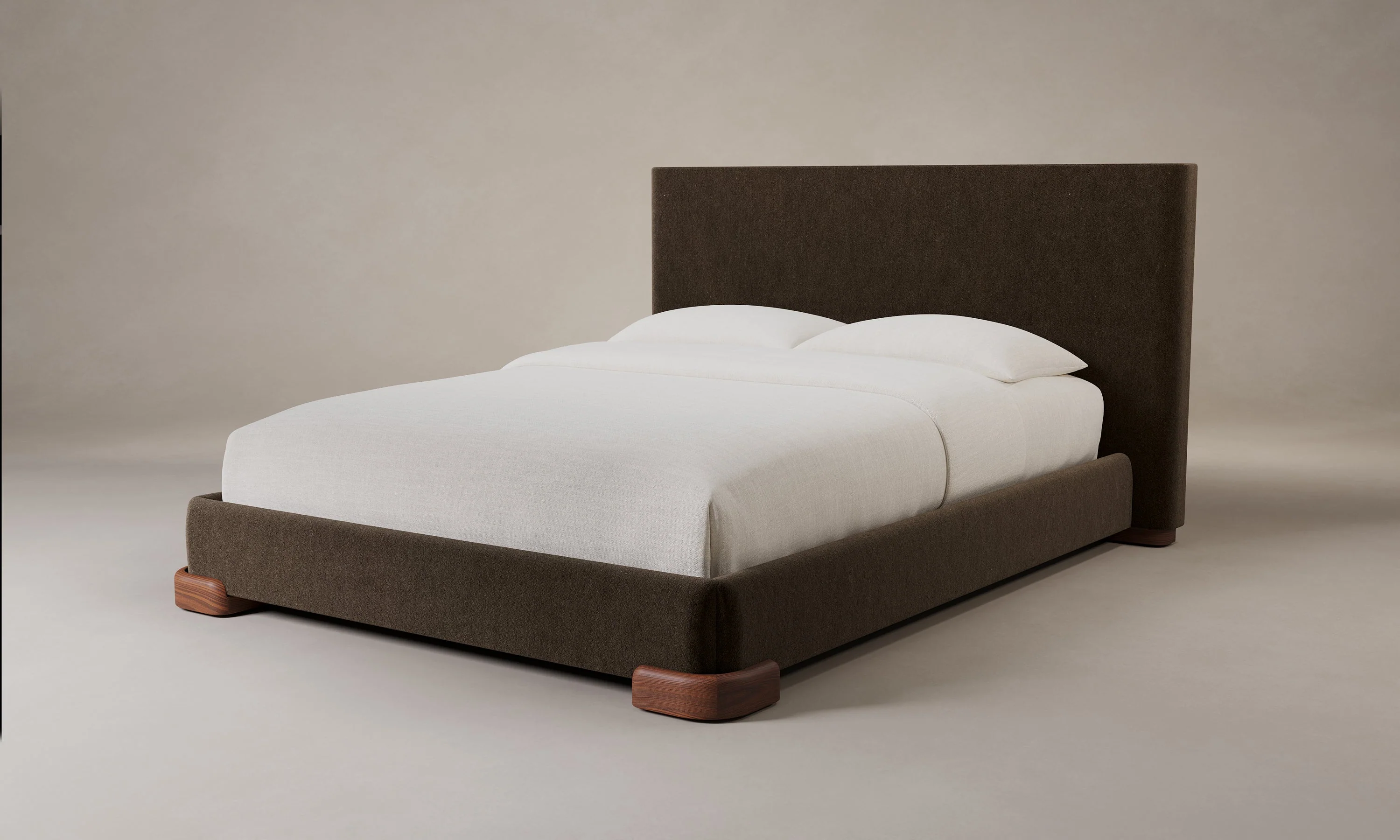 The Maxime Bed - Performance Velvet Bark - Image 6