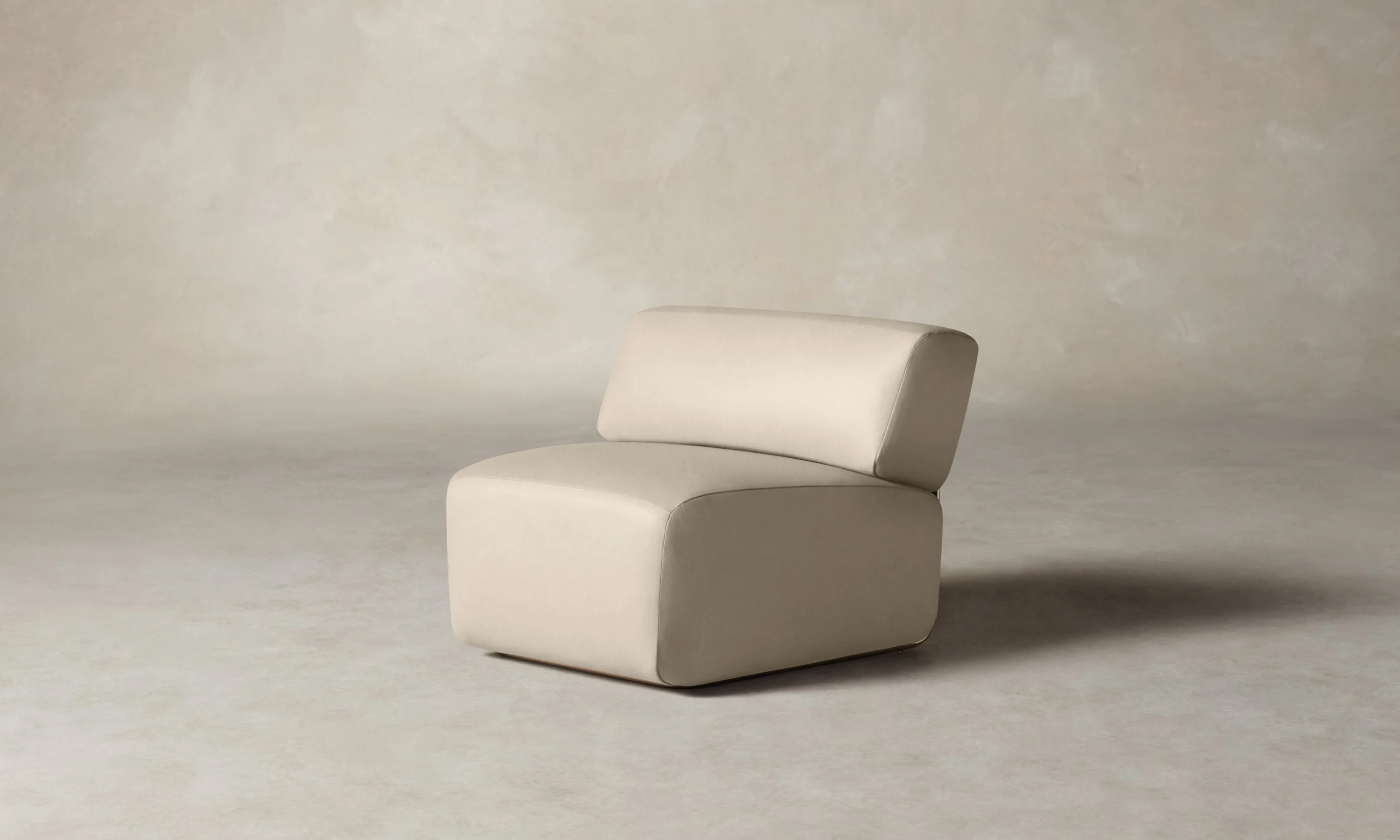The Miles Modular Chair - Costa Leather Sesame