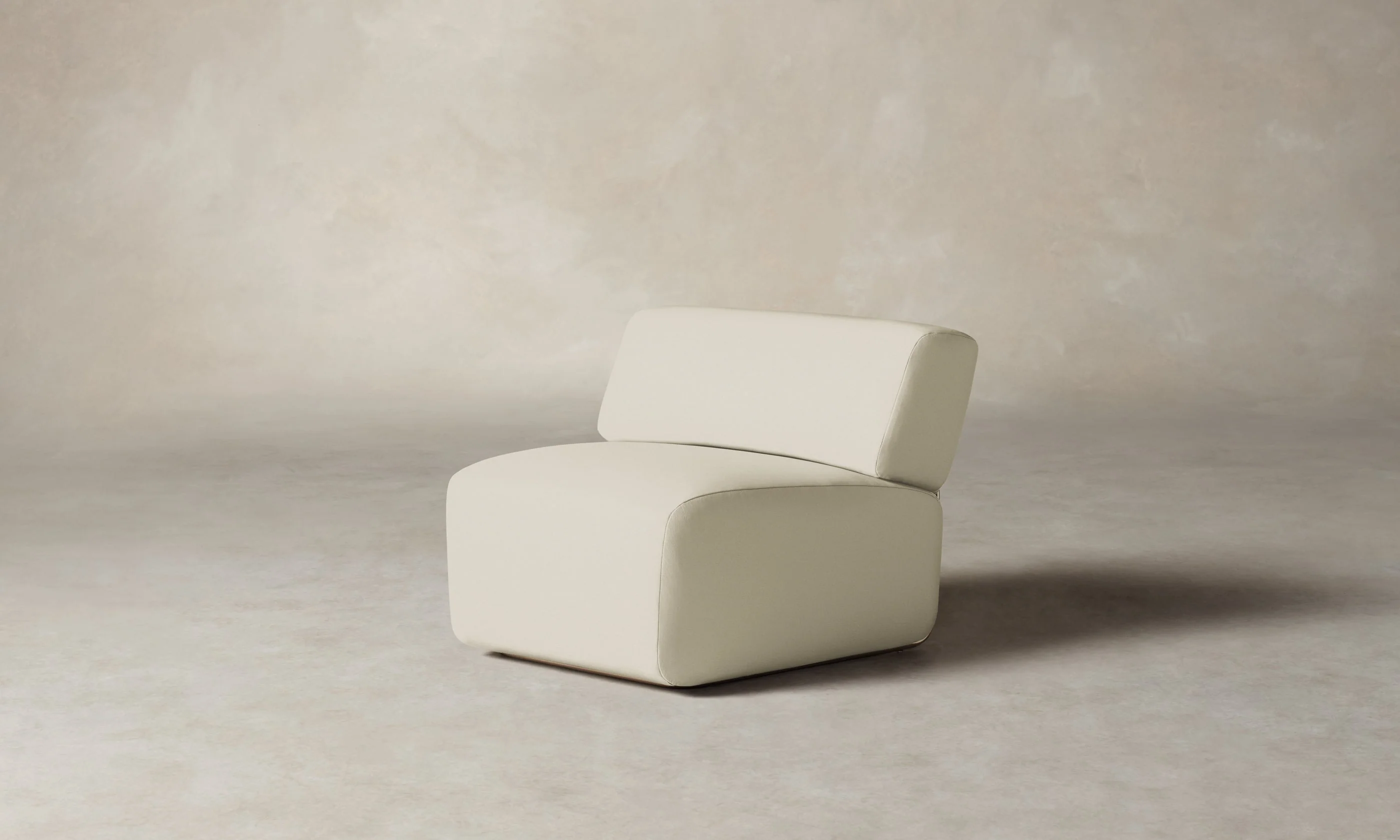 The Miles Modular Chair - Performance Linen Weave Flour