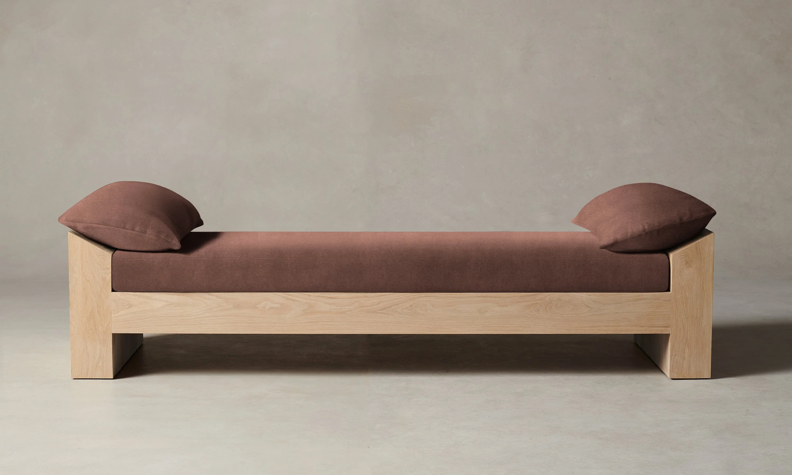 The Montauk Daybed - Marled Alpaca Velvet Molasses