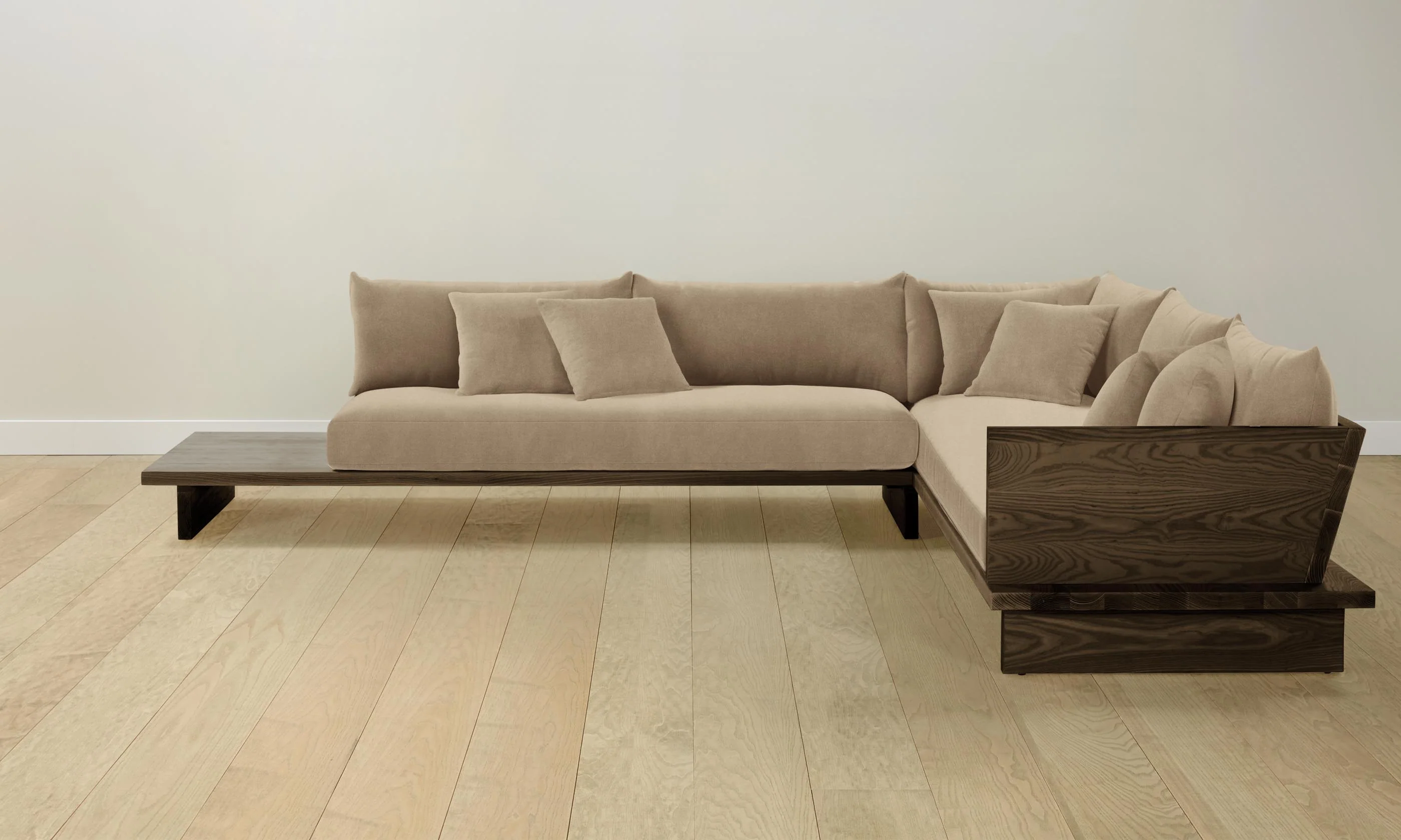 The Muir Sectional - Mohair Almond - Image 4