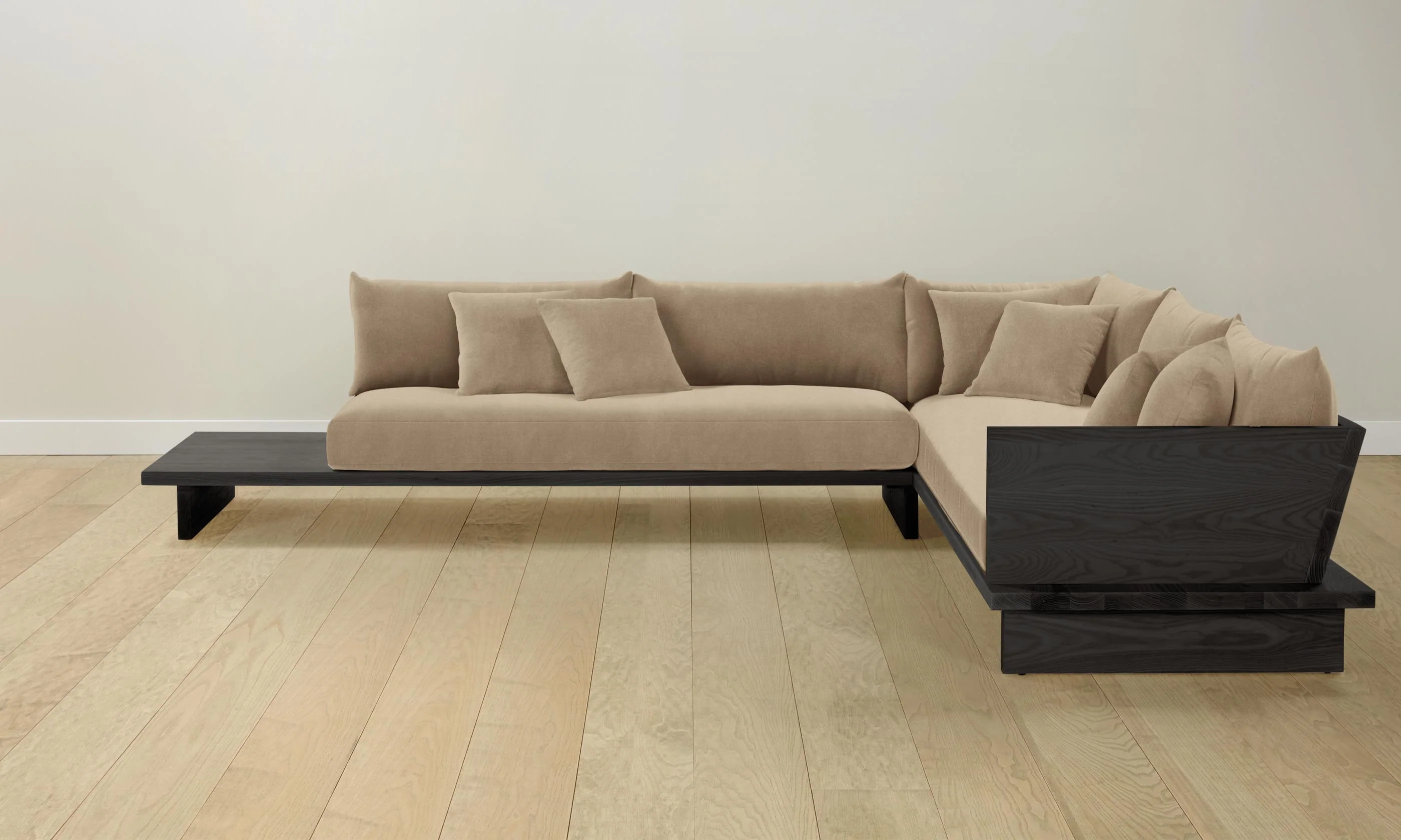 The Muir Sectional - Mohair Almond - Image 5