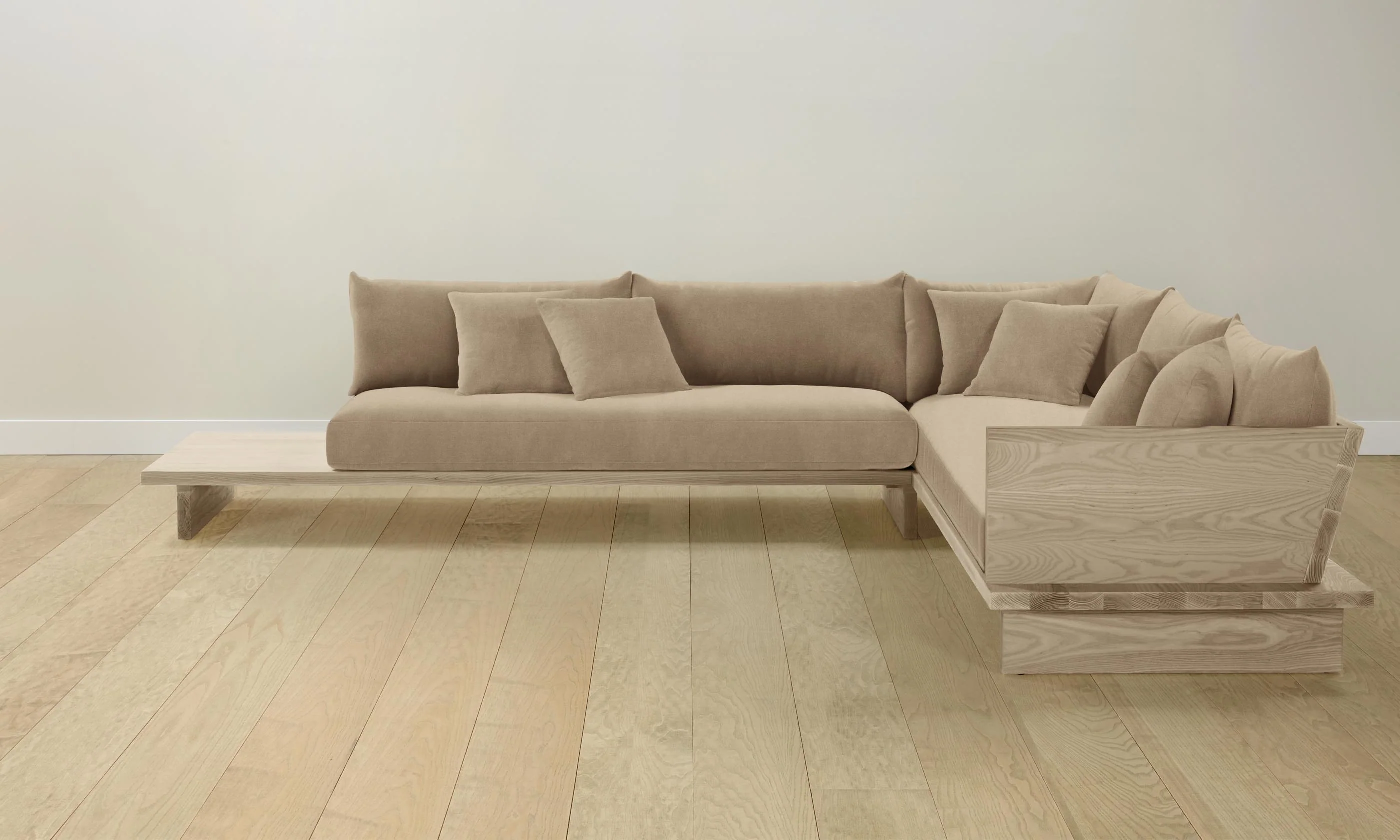 The Muir Sectional - Mohair Almond - Image 6