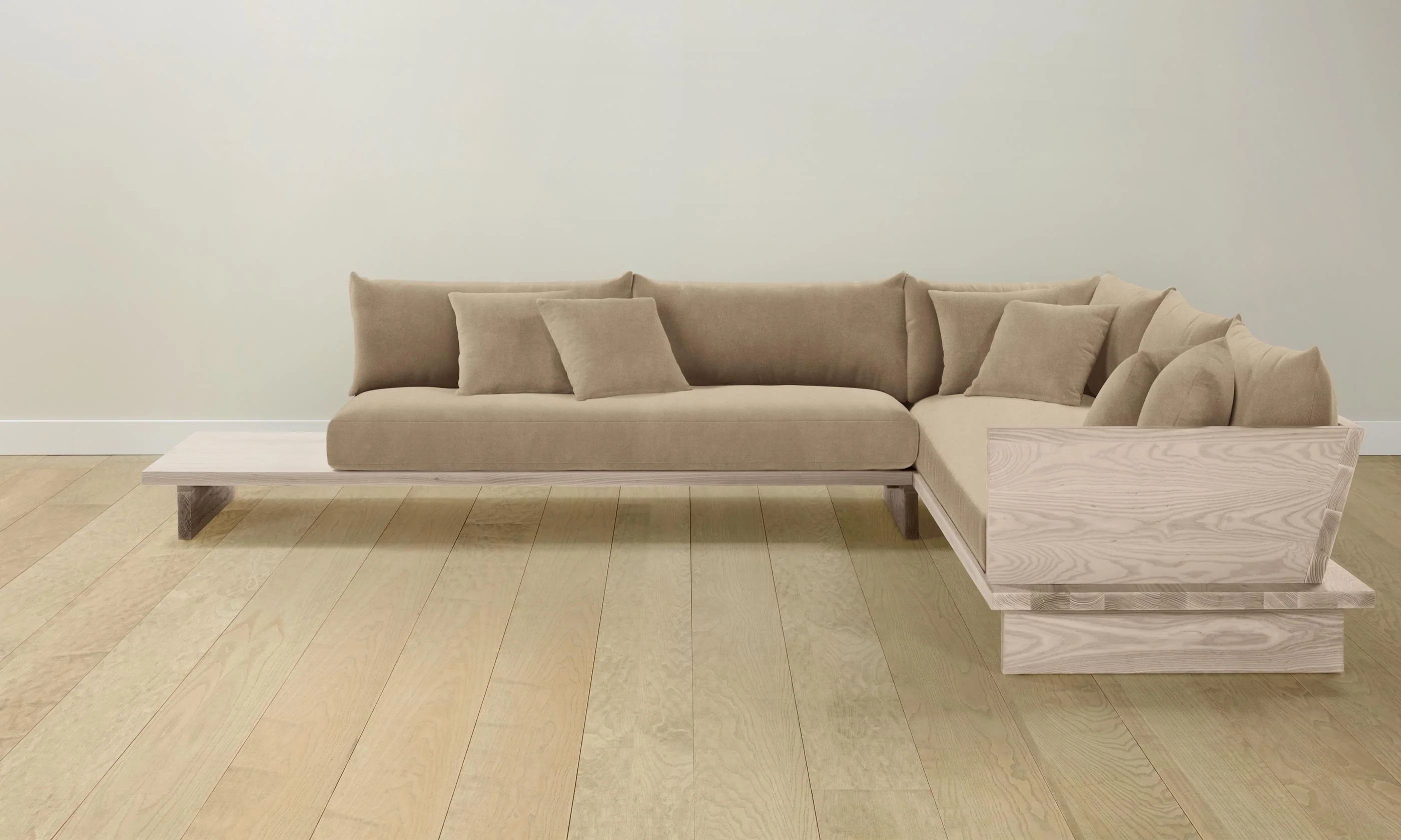 The Muir Sectional - Mohair Almond - Image 7