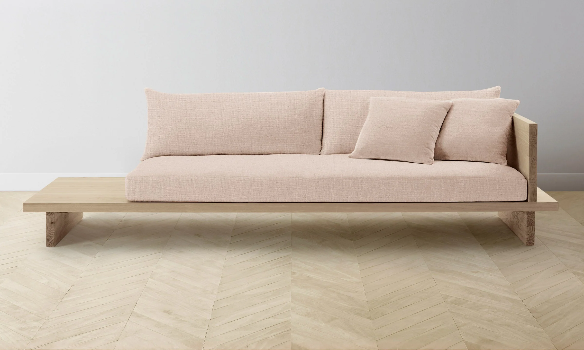 The Muir Sofa - Heritage Belgian Linen Petal - Image 9