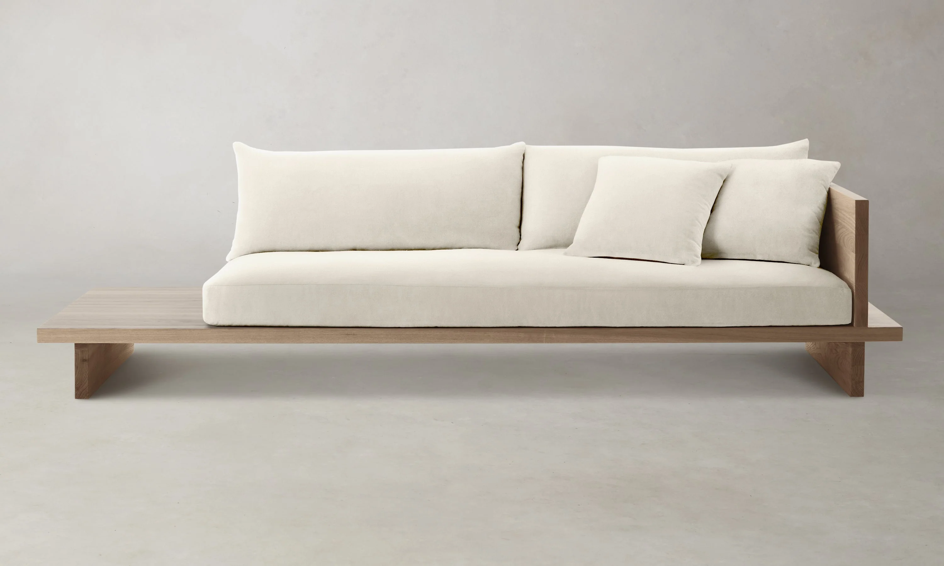 The Muir Sofa - Marled Alpaca Velvet Porcelain - Image 10