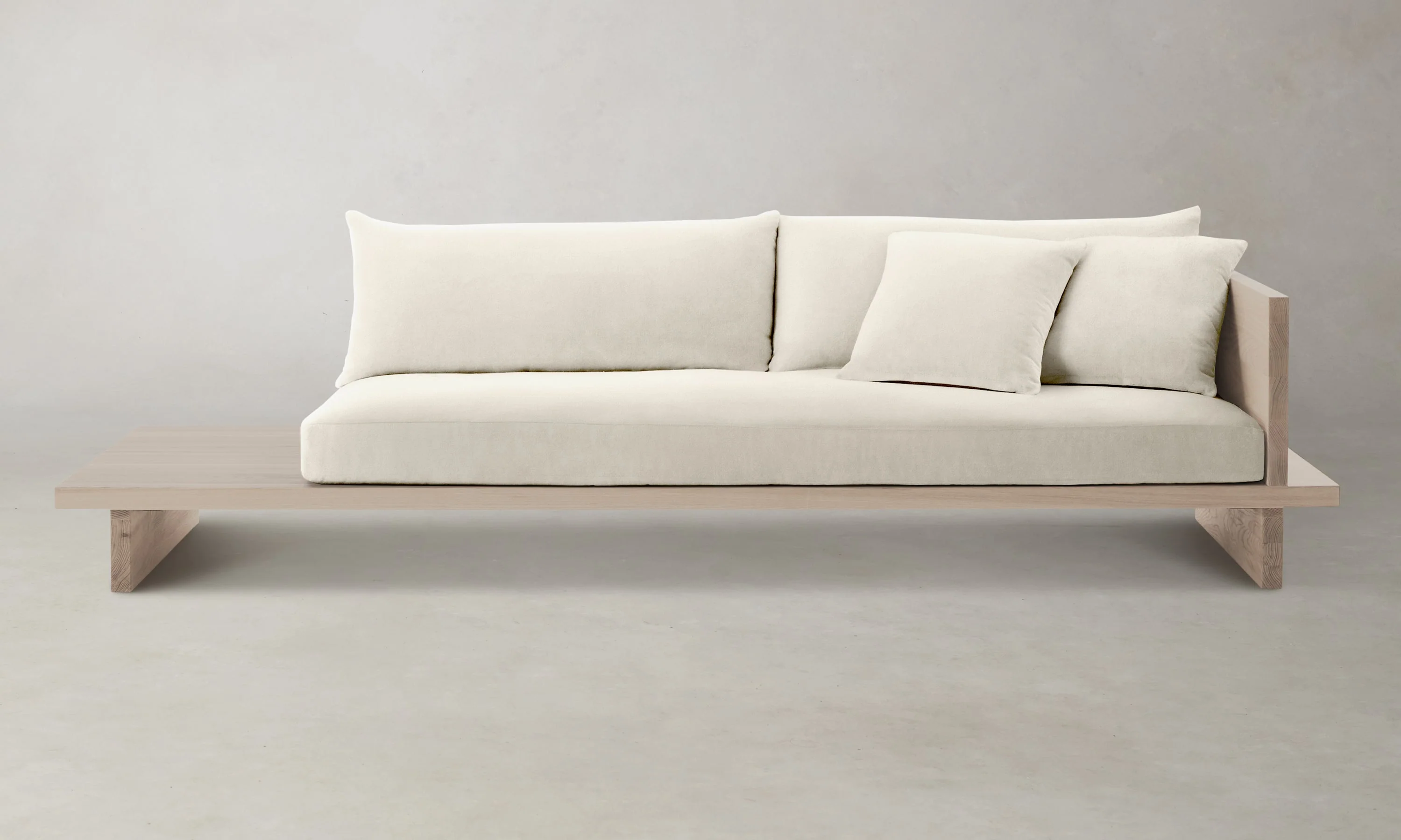 The Muir Sofa - Marled Alpaca Velvet Porcelain - Image 14