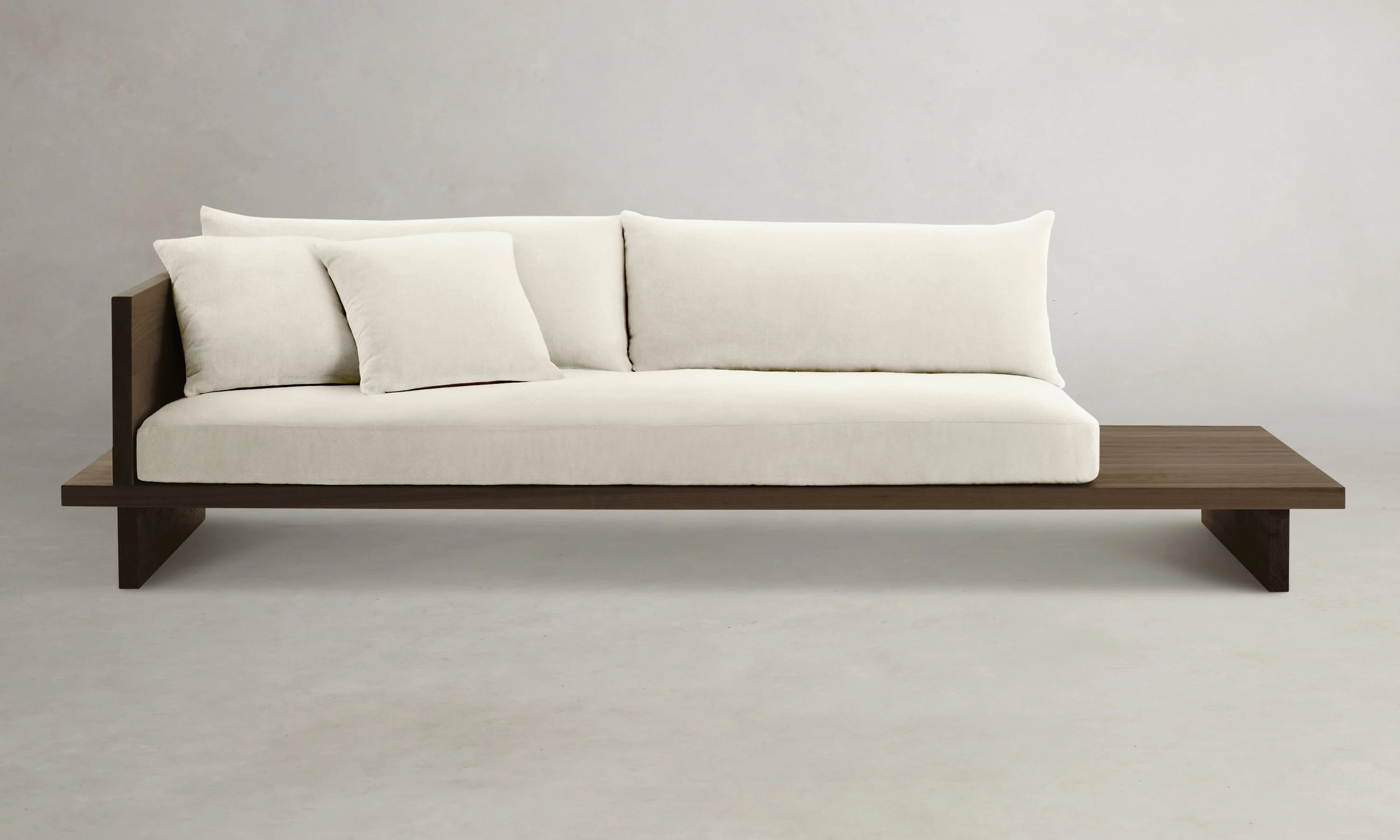 The Muir Sofa - Marled Alpaca Velvet Porcelain - Image 4