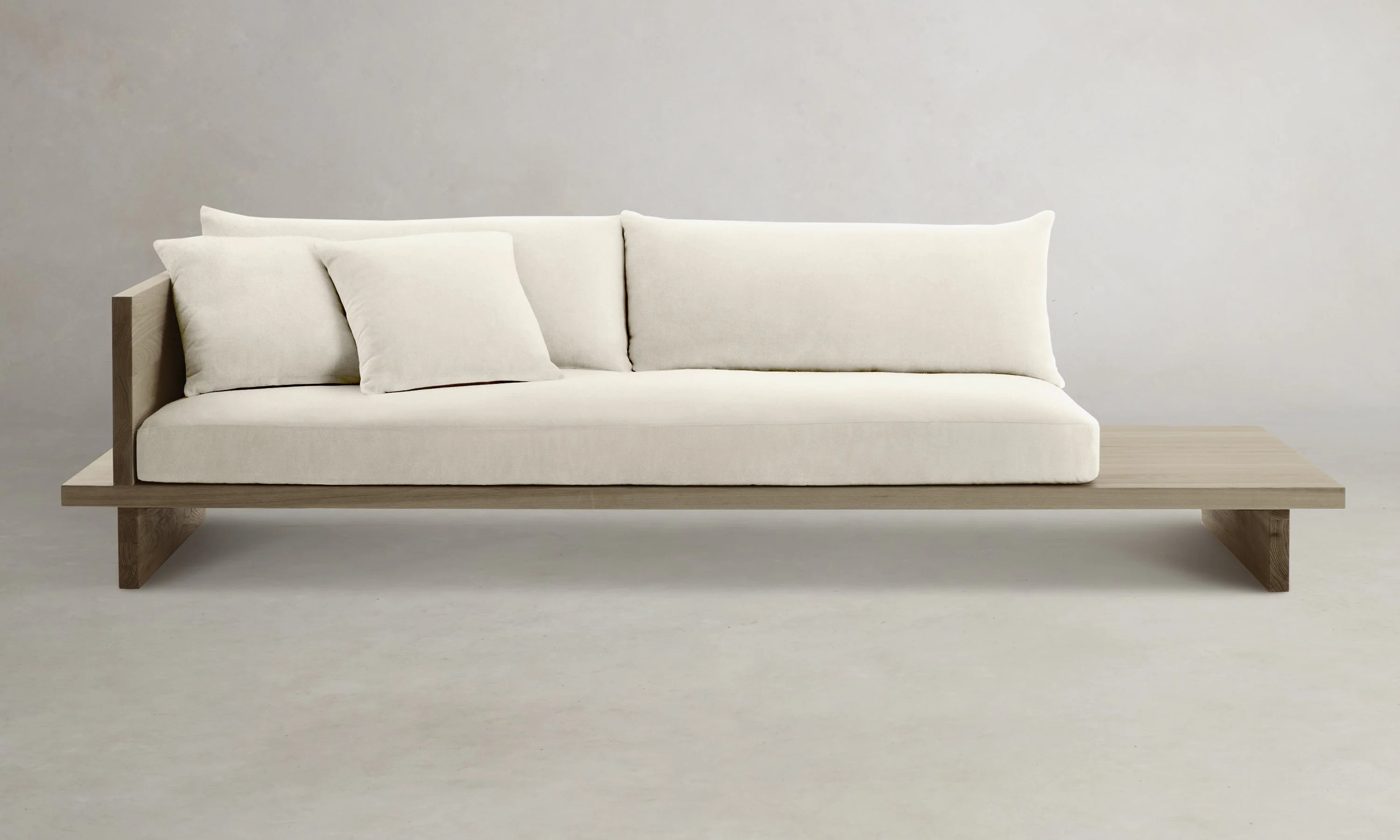 The Muir Sofa - Marled Alpaca Velvet Porcelain - Image 6