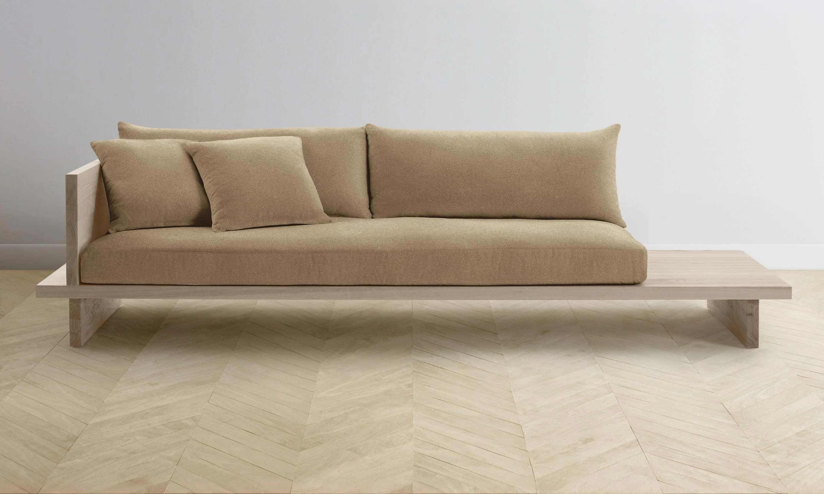 The Muir Sofa - Mohair Almond - Image 7
