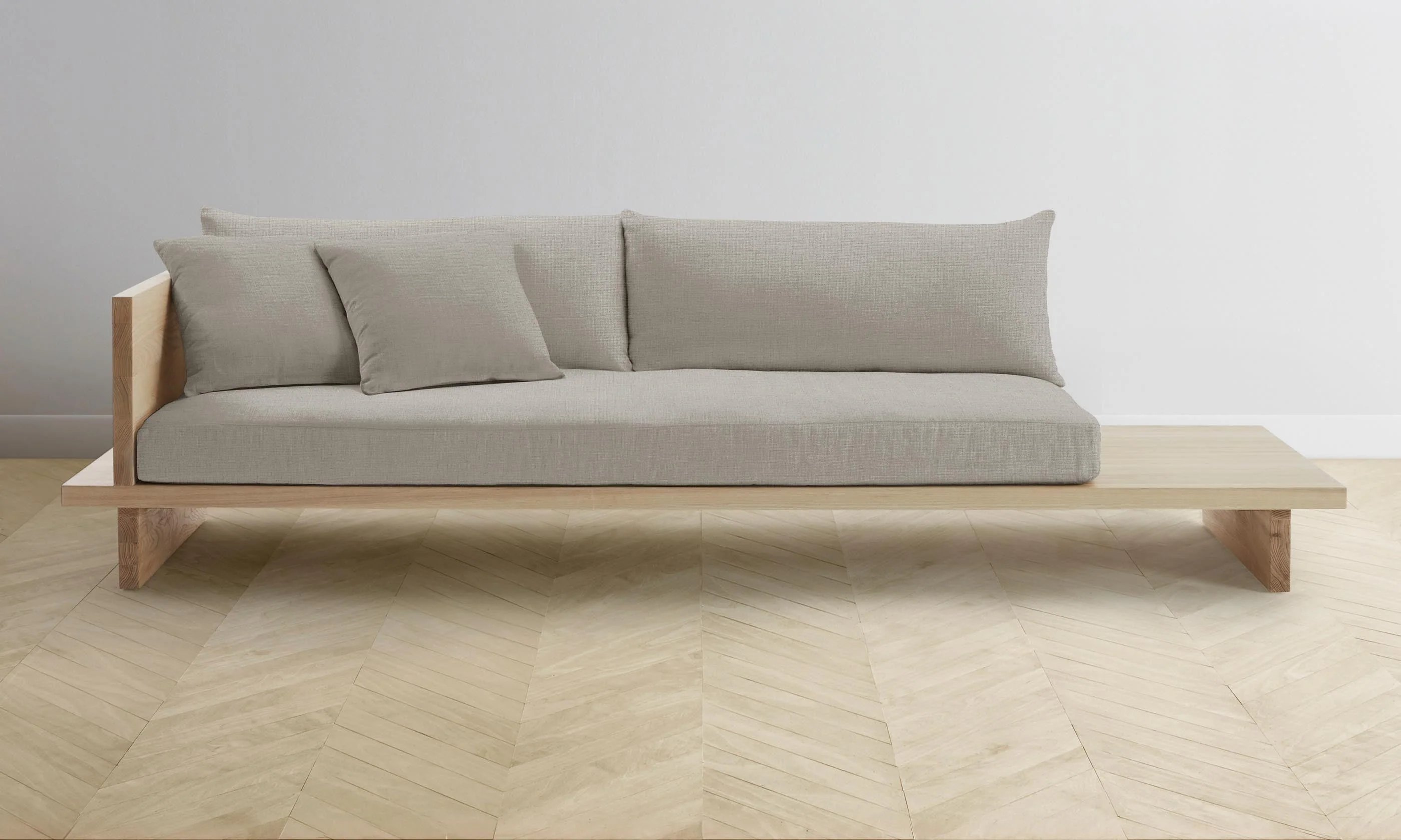 The Muir Sofa - Performance Linen Weave Beige