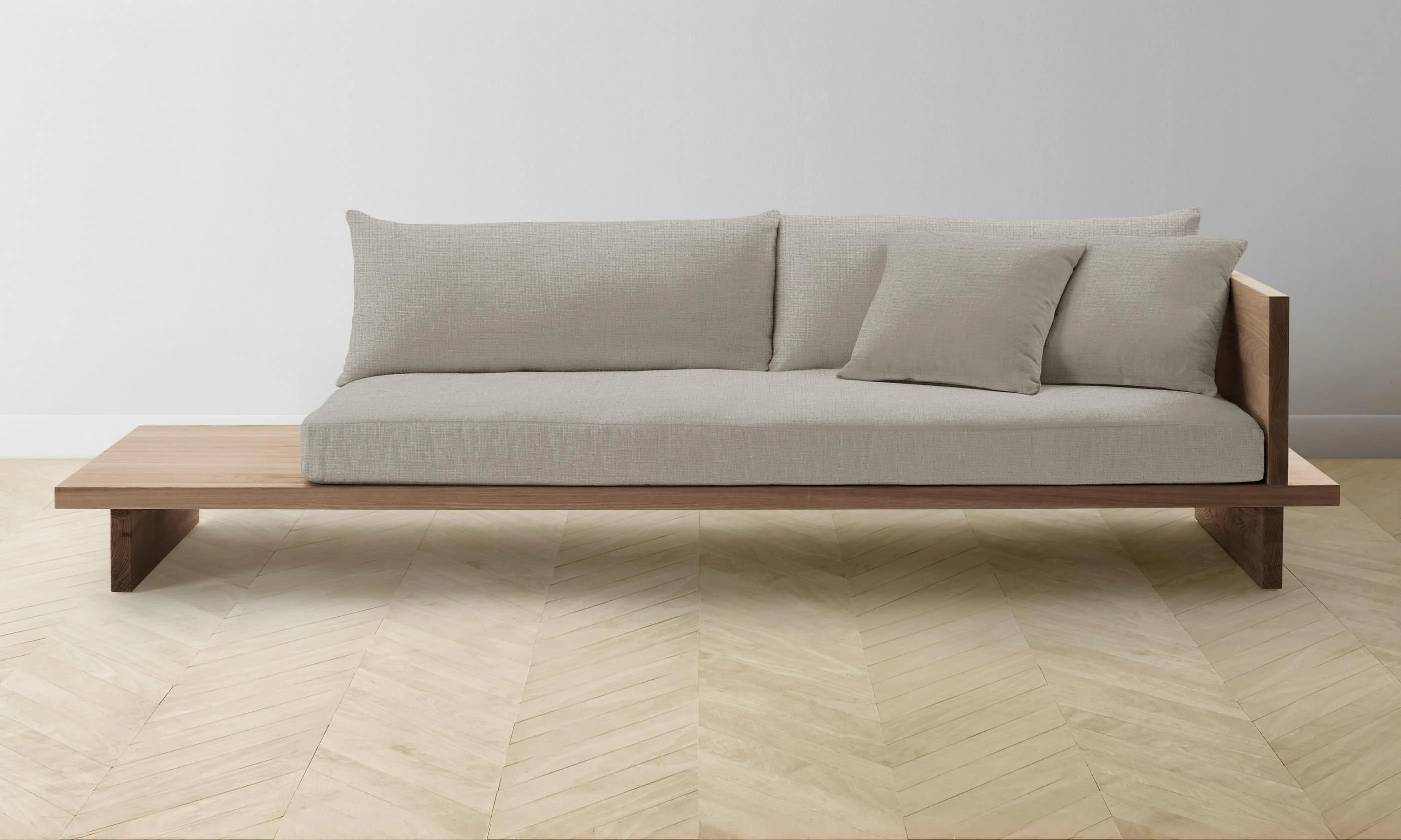 The Muir Sofa - Performance Linen Weave Beige - Image 10