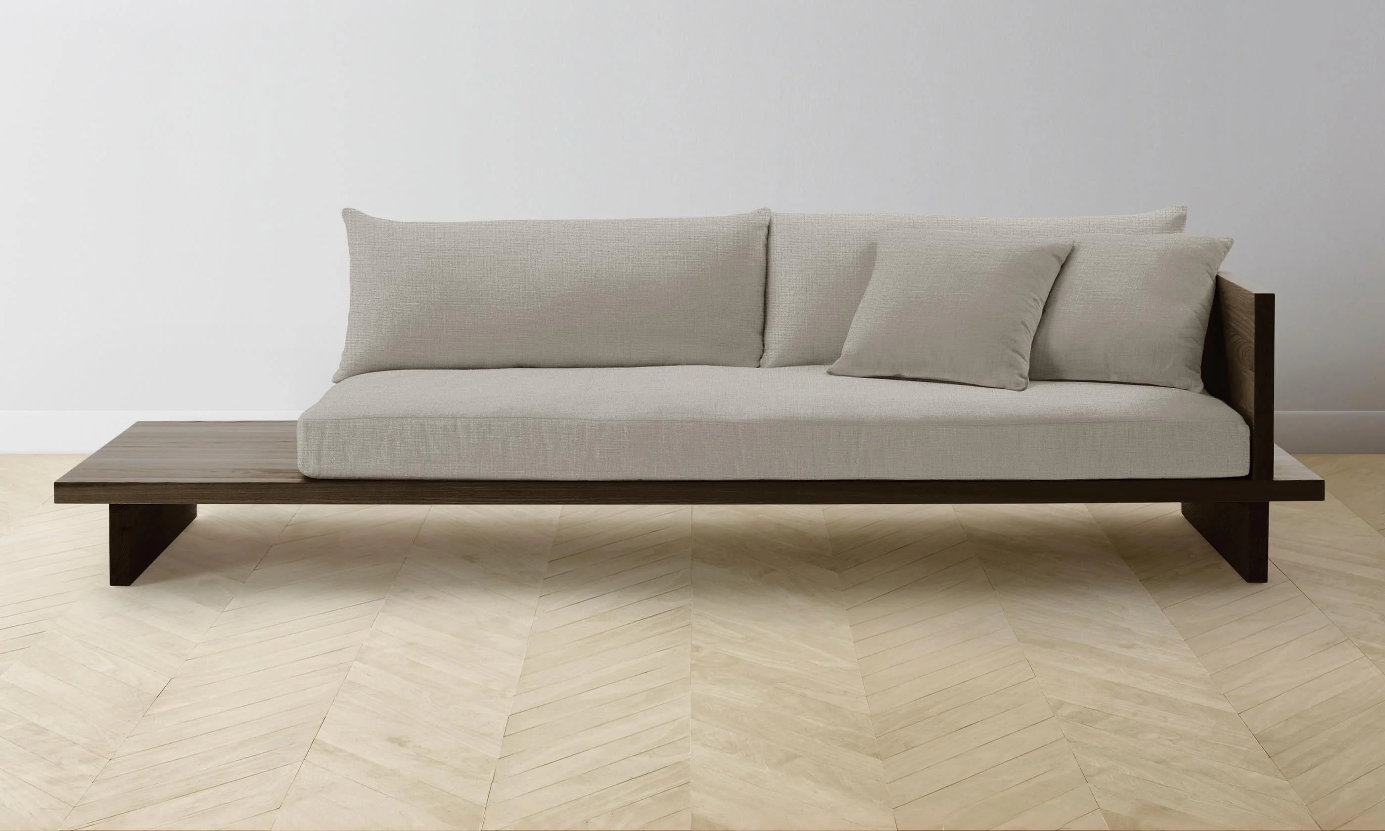 The Muir Sofa - Performance Linen Weave Beige - Image 11