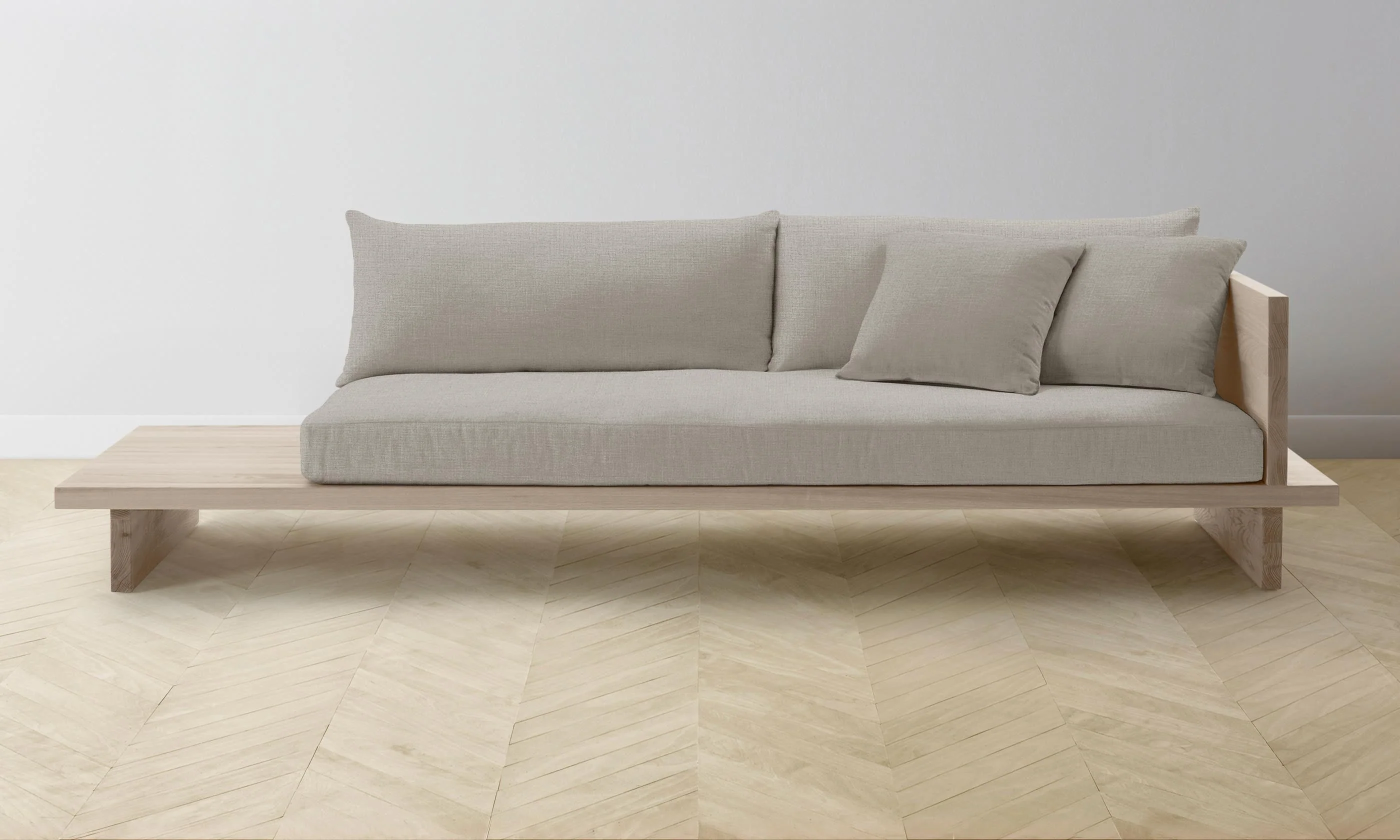 The Muir Sofa - Performance Linen Weave Beige - Image 14