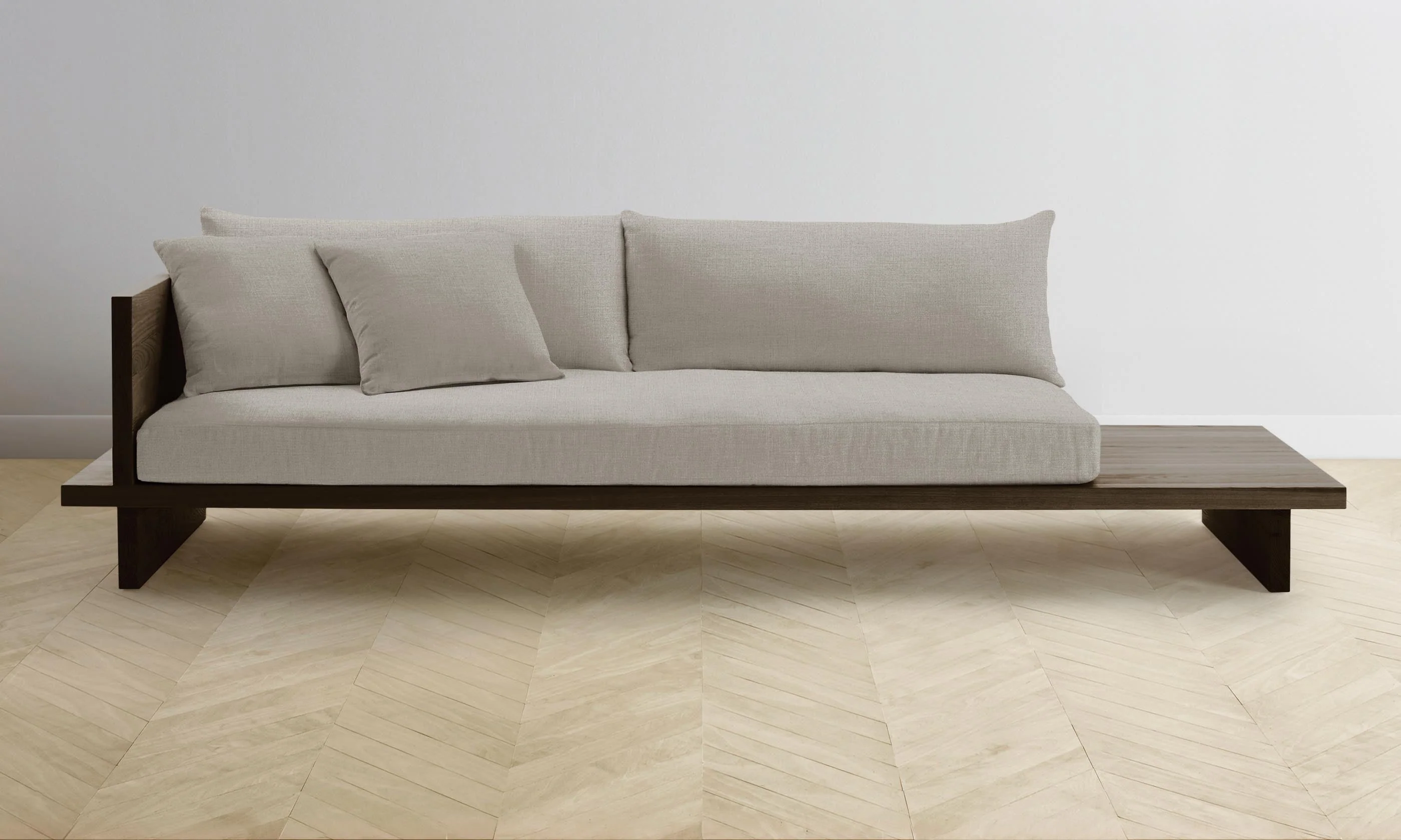 The Muir Sofa - Performance Linen Weave Beige - Image 4