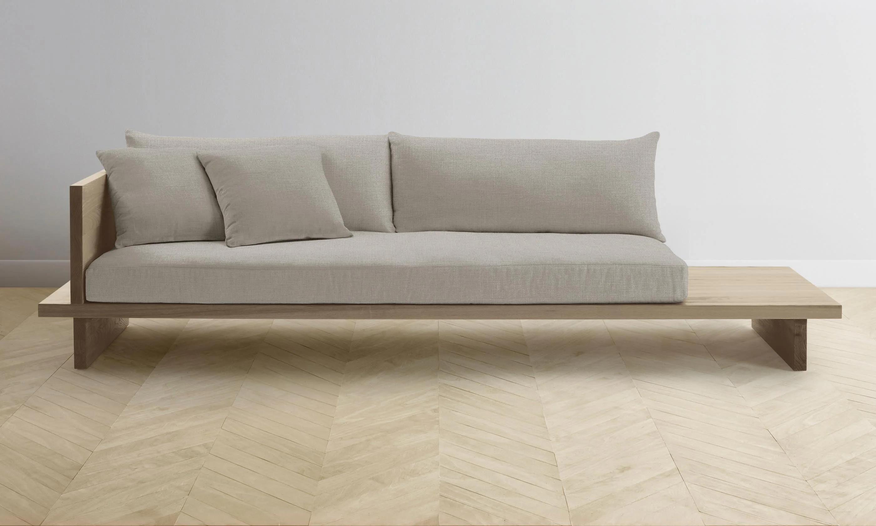 The Muir Sofa - Performance Linen Weave Beige - Image 6