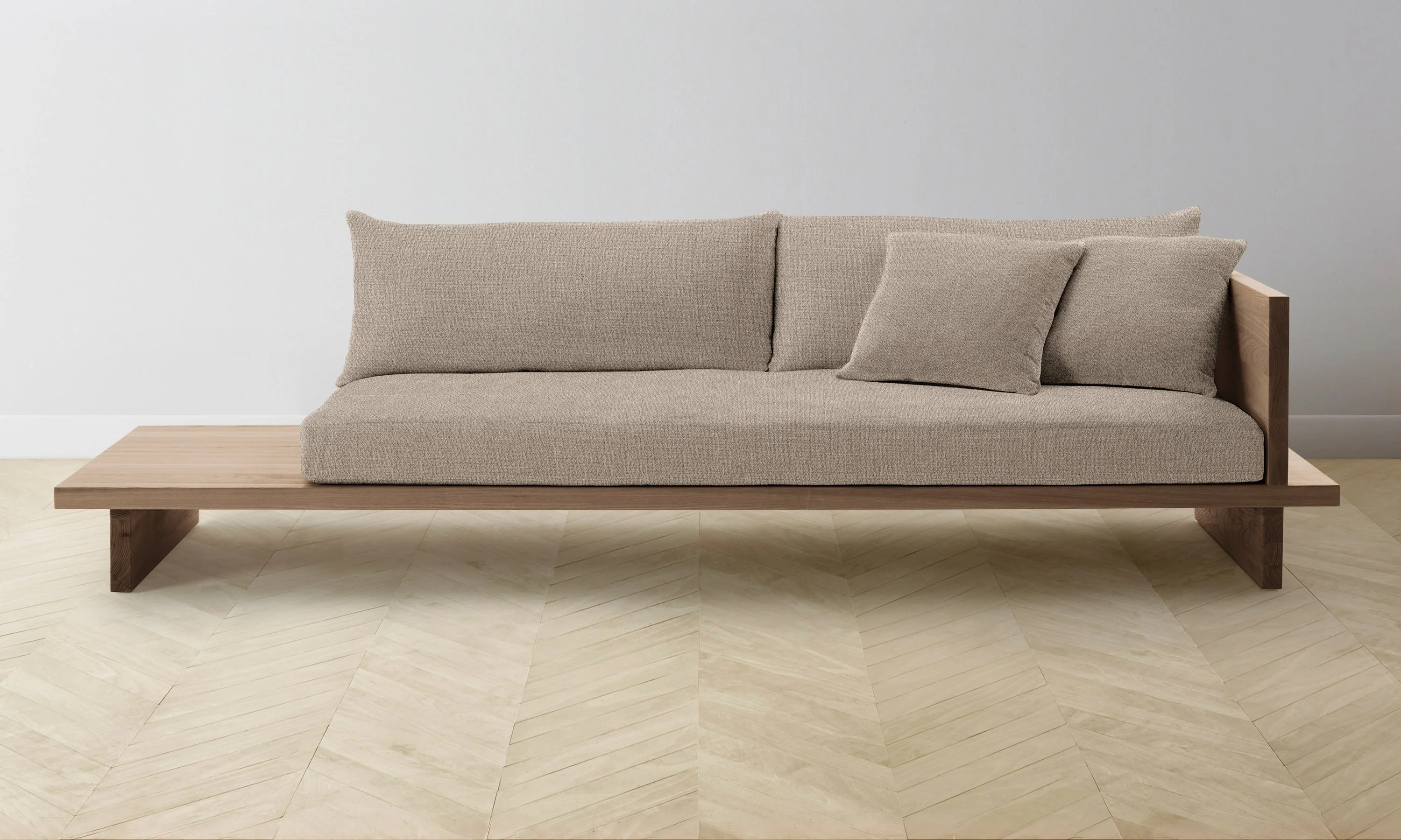 The Muir Sofa - Performance Textural Weave Earthen - Image 10