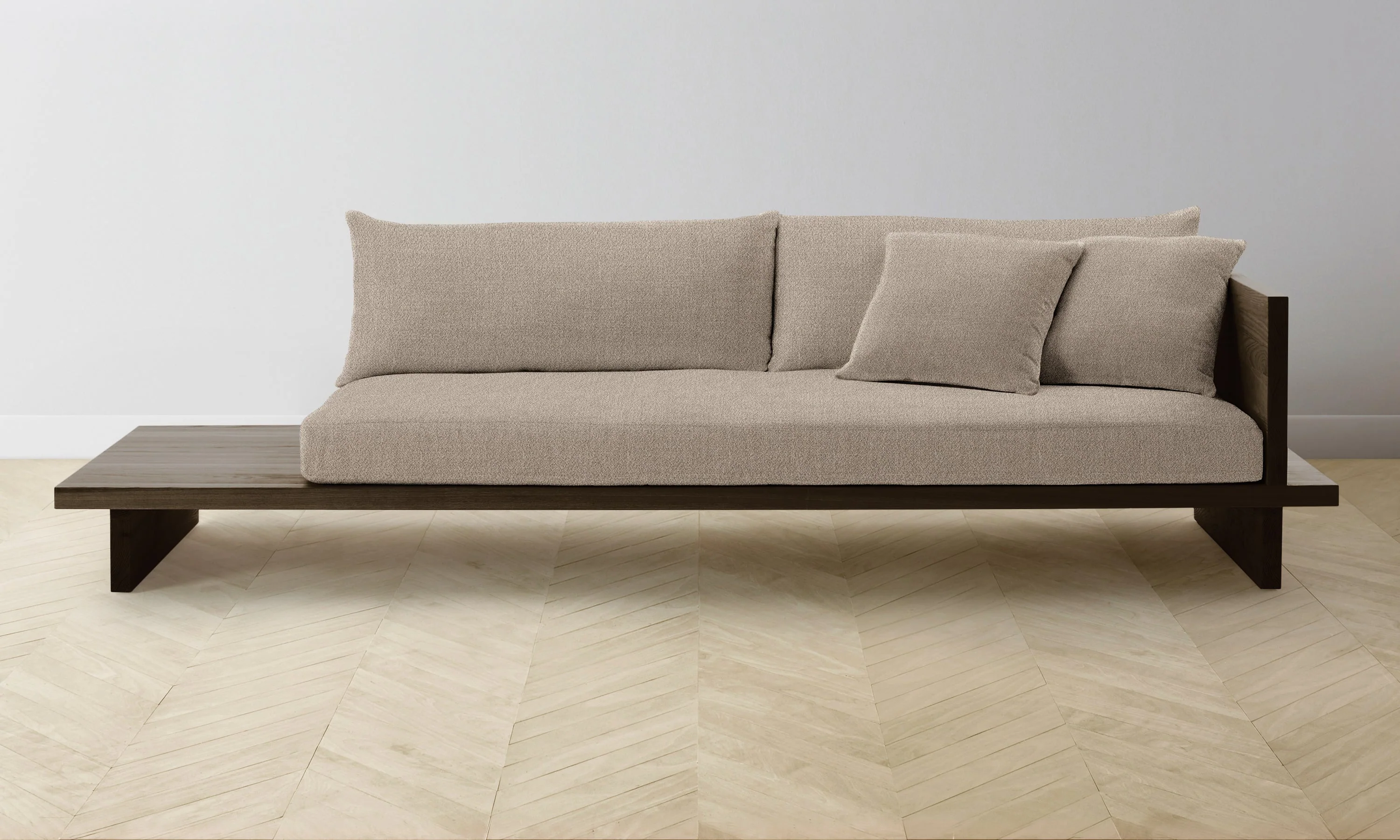 The Muir Sofa - Performance Textural Weave Earthen - Image 11