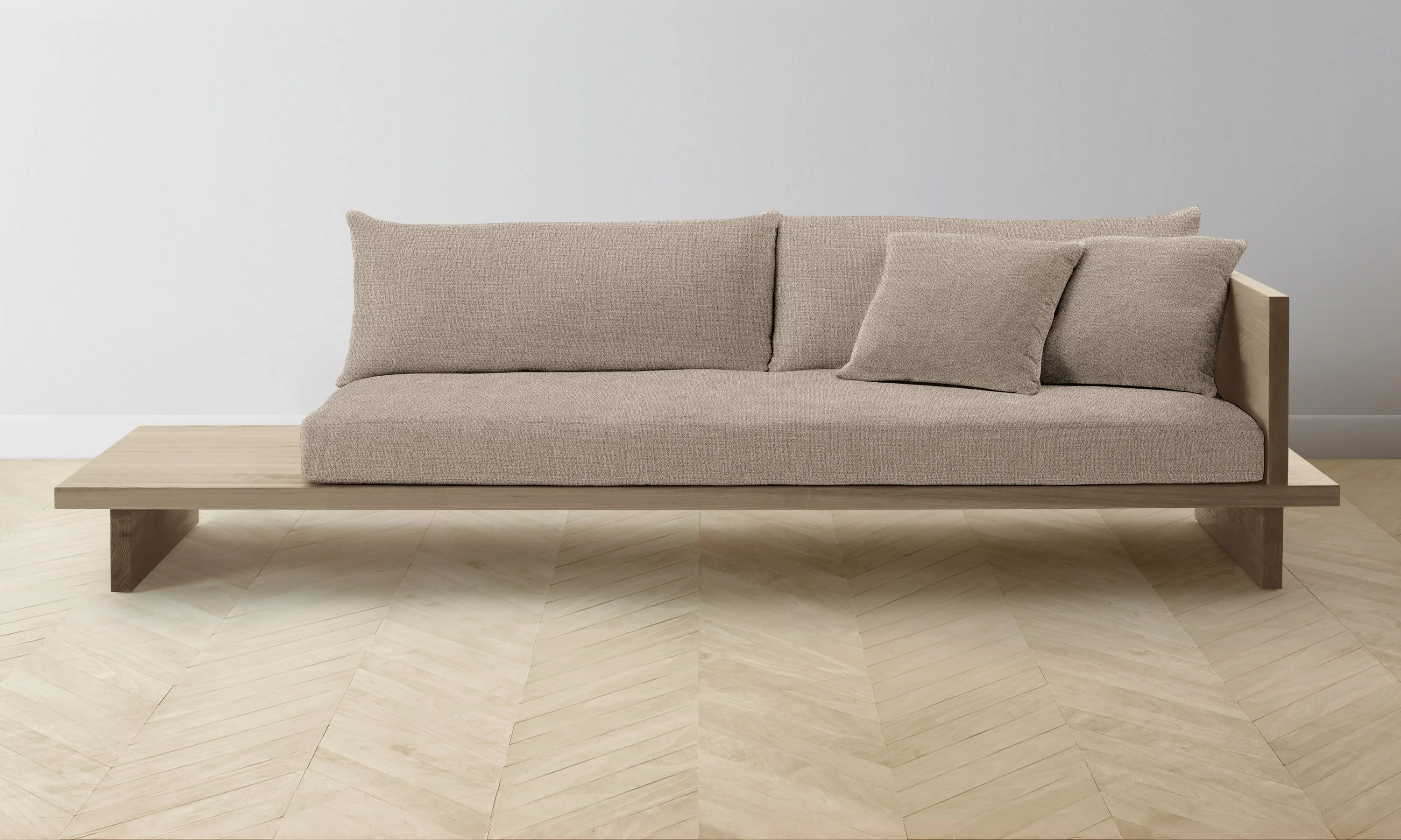 The Muir Sofa - Performance Textural Weave Earthen - Image 13
