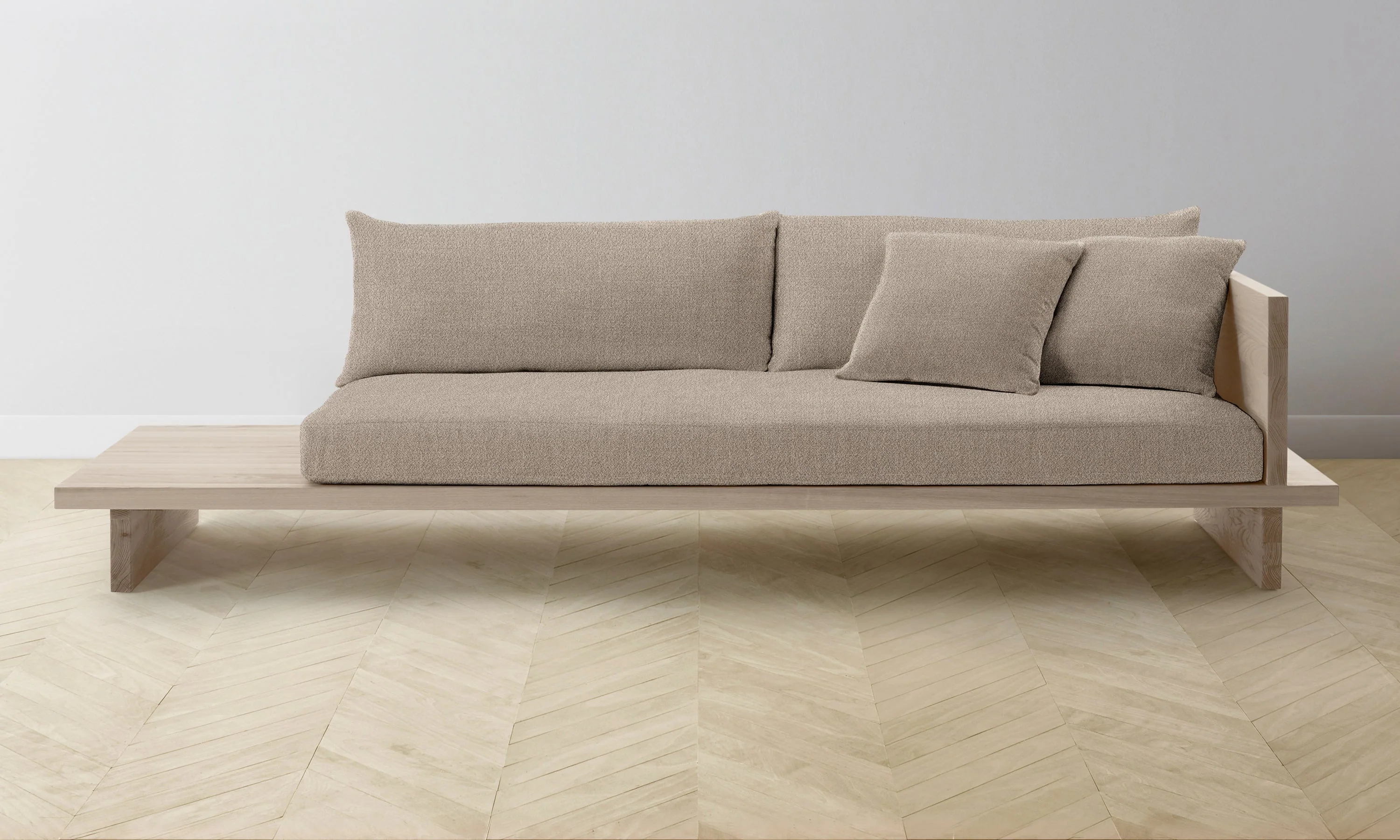 The Muir Sofa - Performance Textural Weave Earthen - Image 14