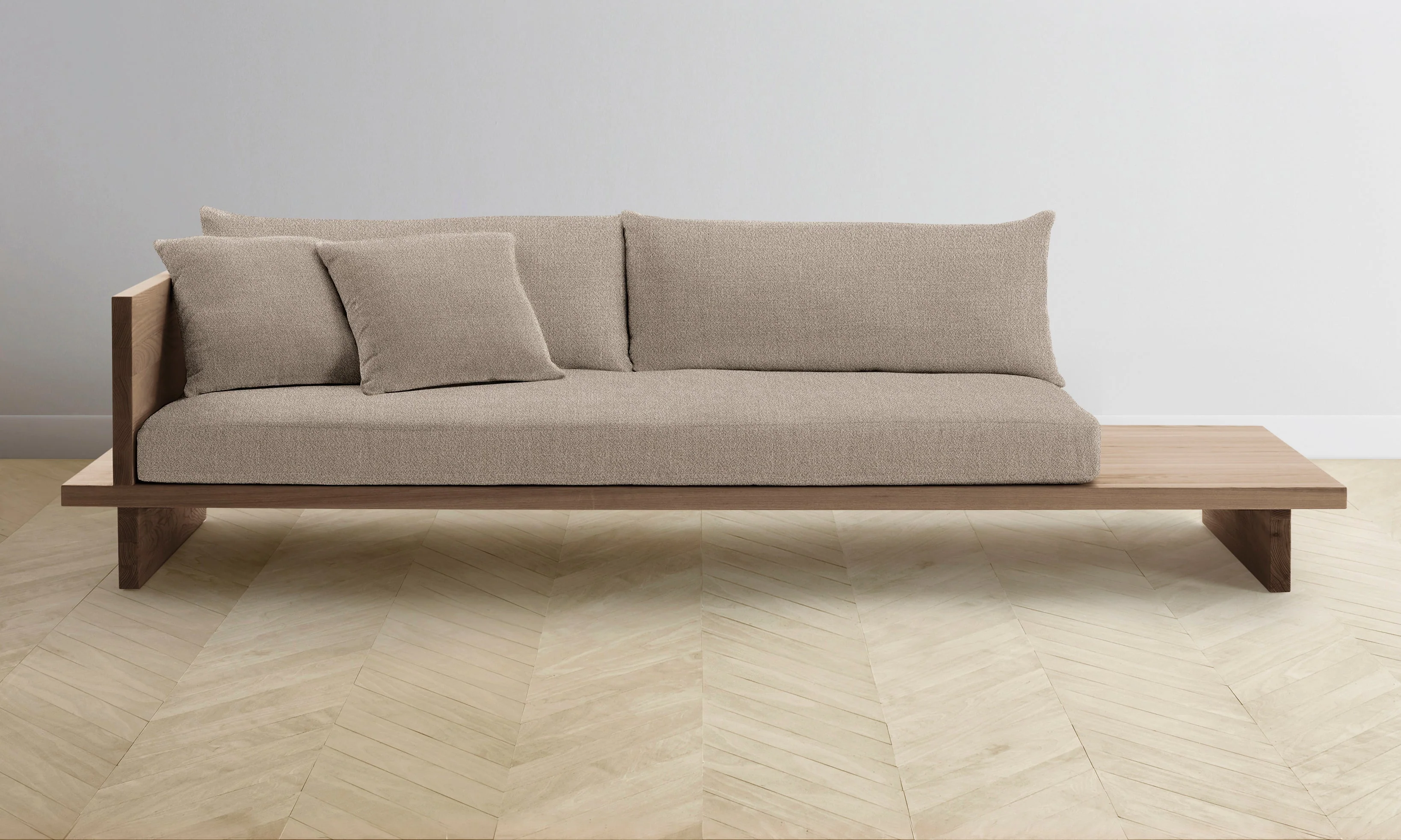 The Muir Sofa - Performance Textural Weave Earthen - Image 3
