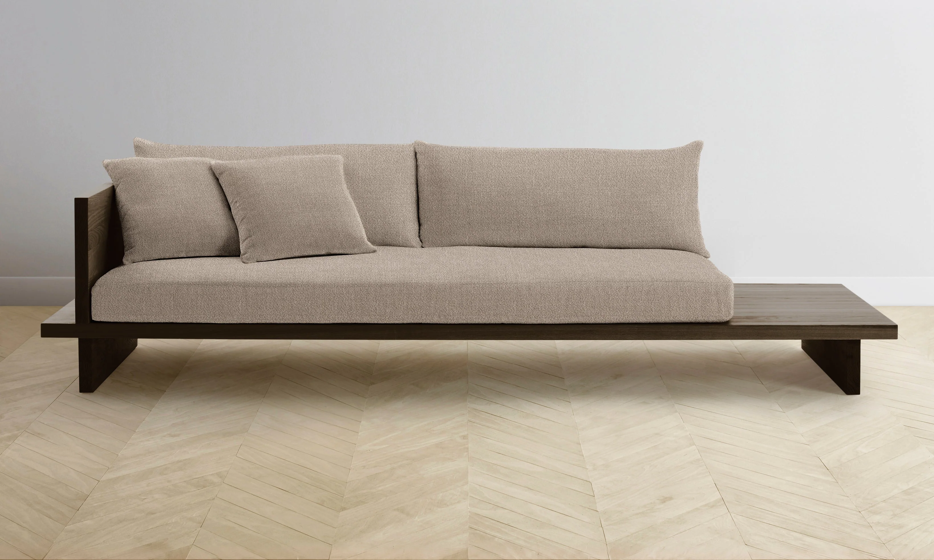 The Muir Sofa - Performance Textural Weave Earthen - Image 4