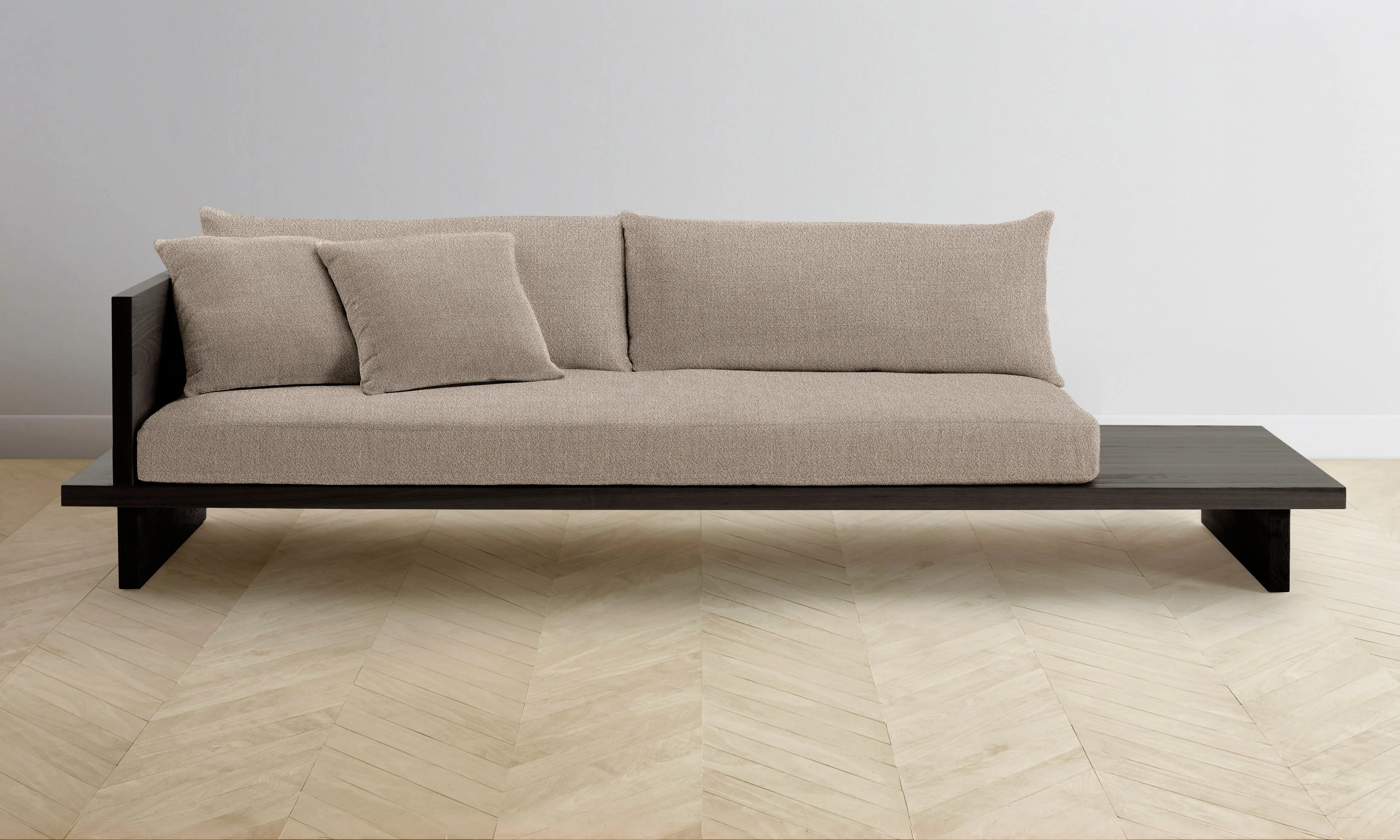 The Muir Sofa - Performance Textural Weave Earthen - Image 5
