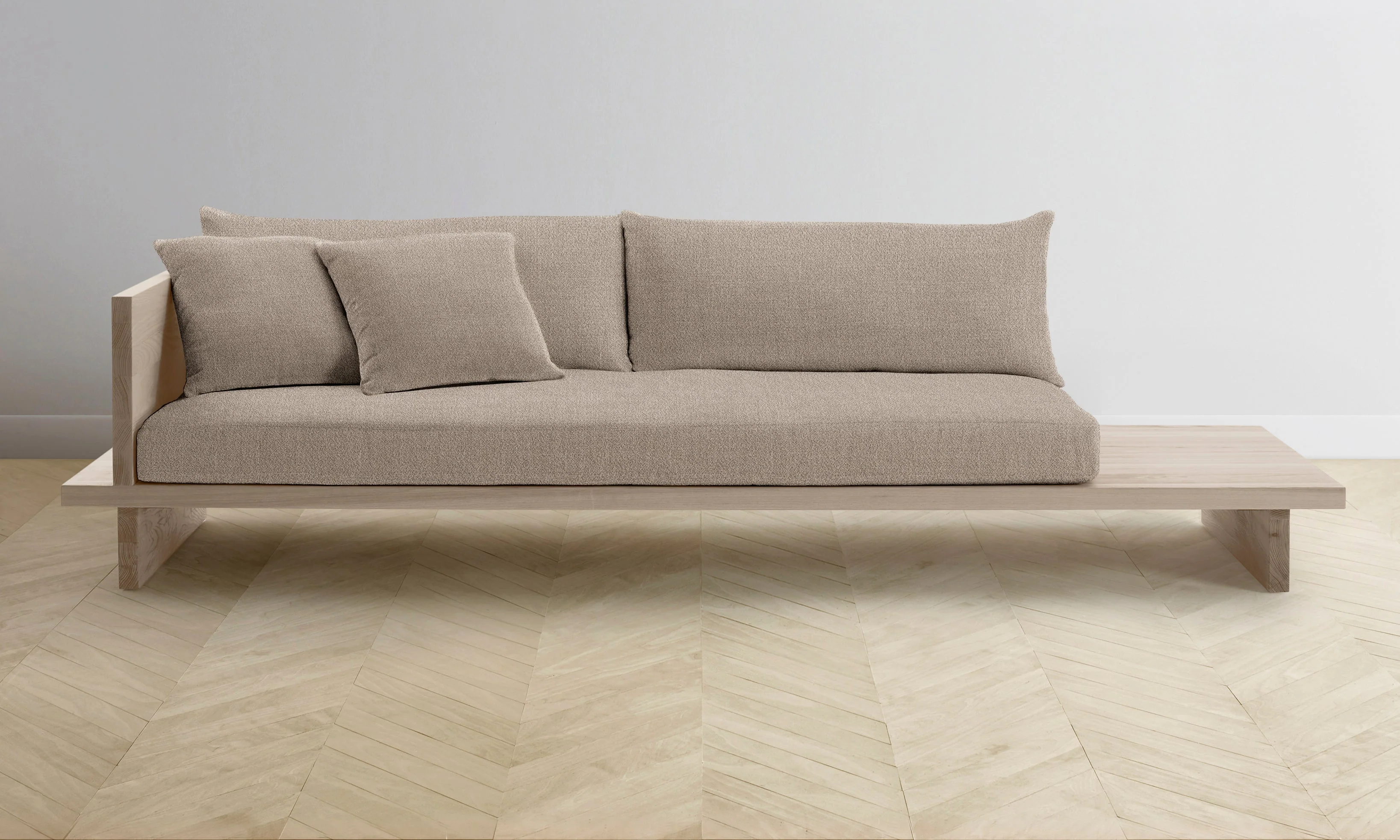 The Muir Sofa - Performance Textural Weave Earthen - Image 7