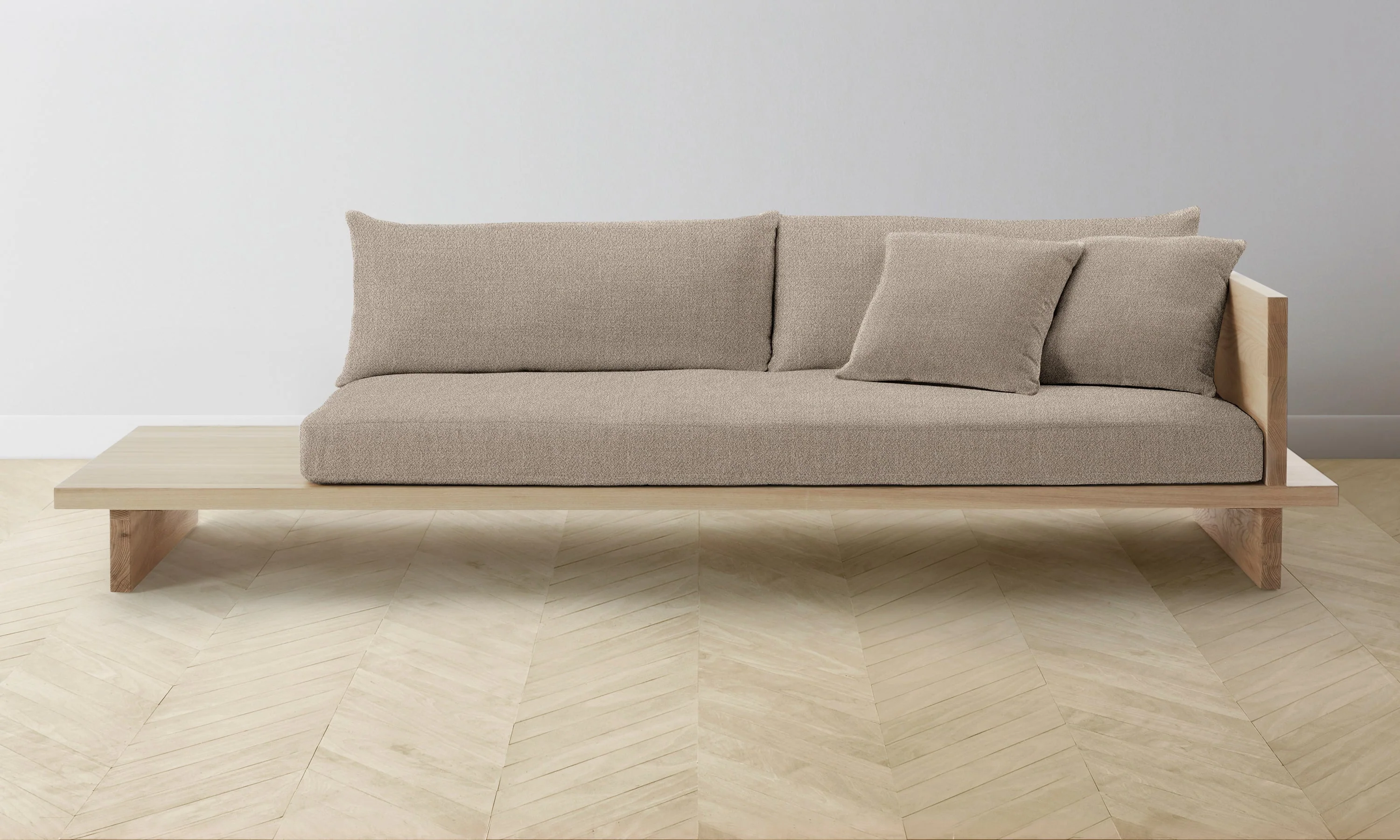 The Muir Sofa - Performance Textural Weave Earthen - Image 8