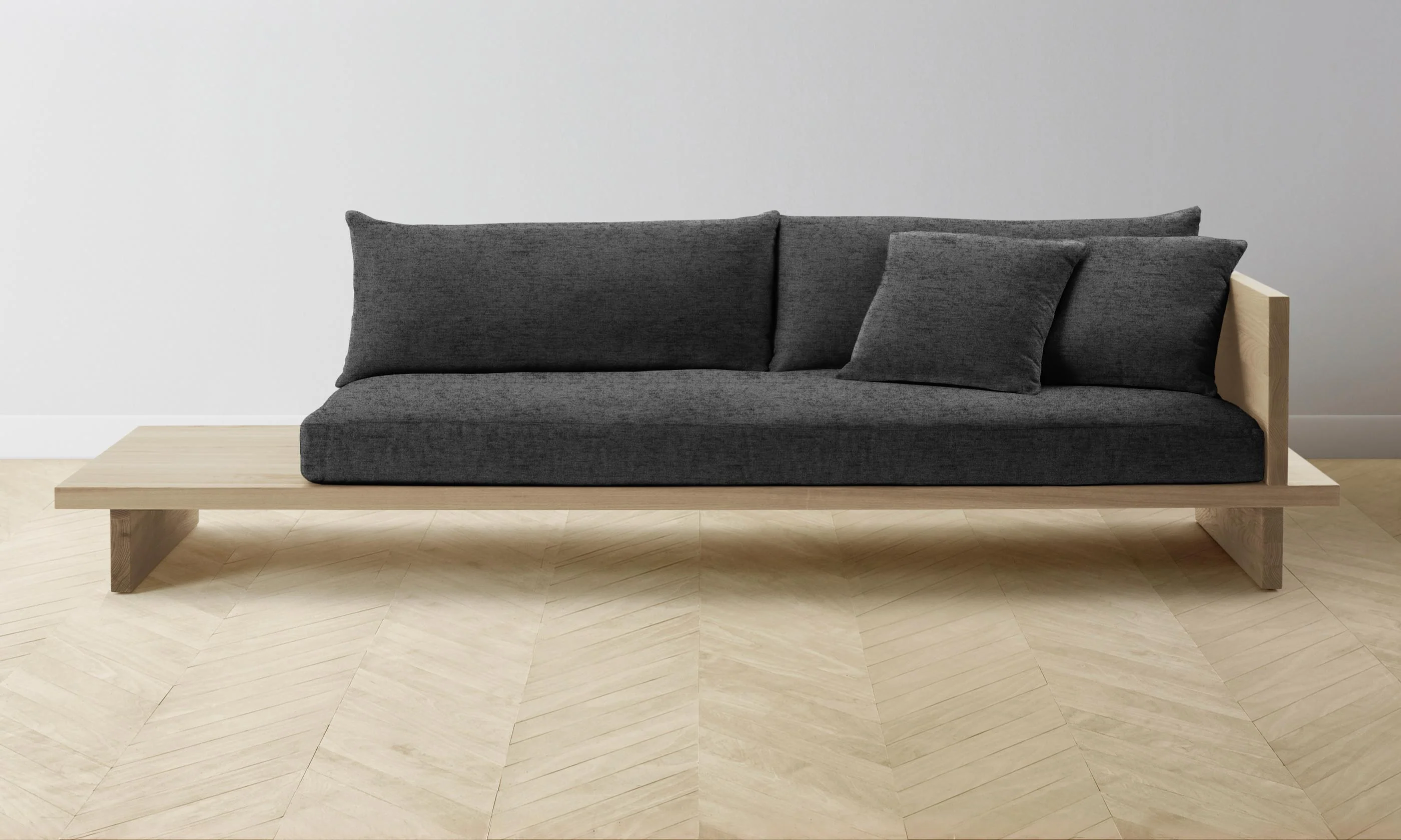 The Muir Sofa - Performance Tweed Char - Image 9