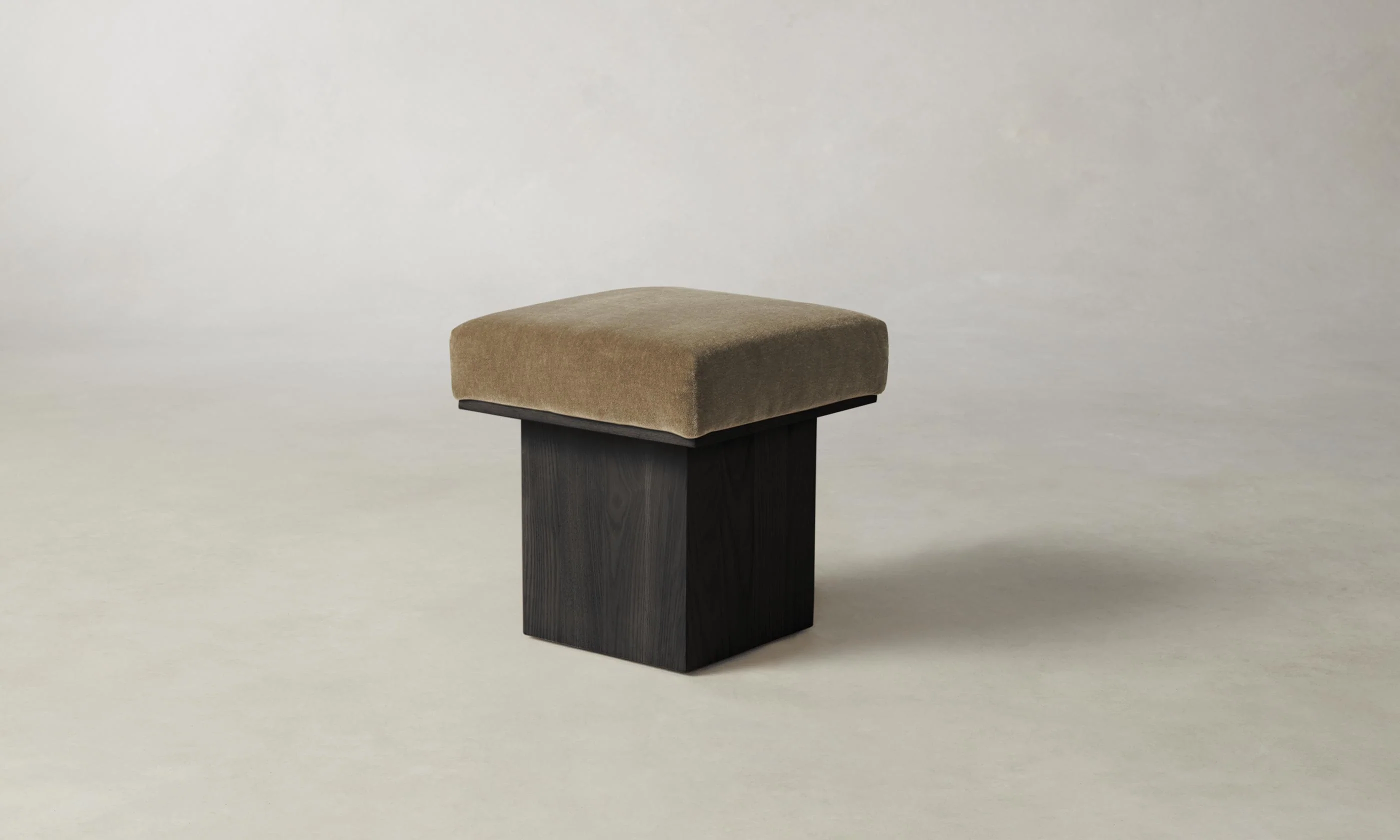 The Mulberry Ottoman - Mohair Mink - Image 4