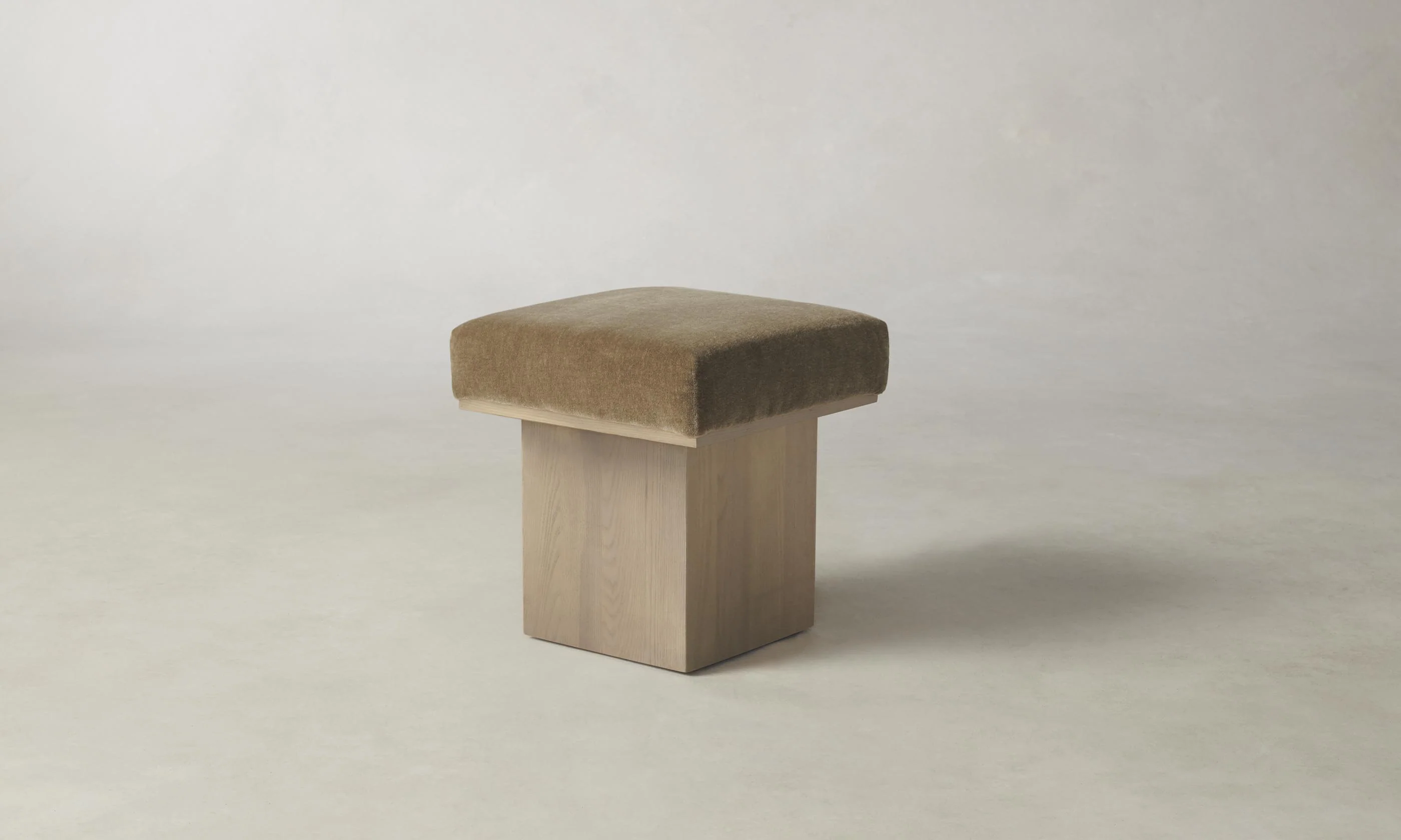 The Mulberry Ottoman - Mohair Mink - Image 5