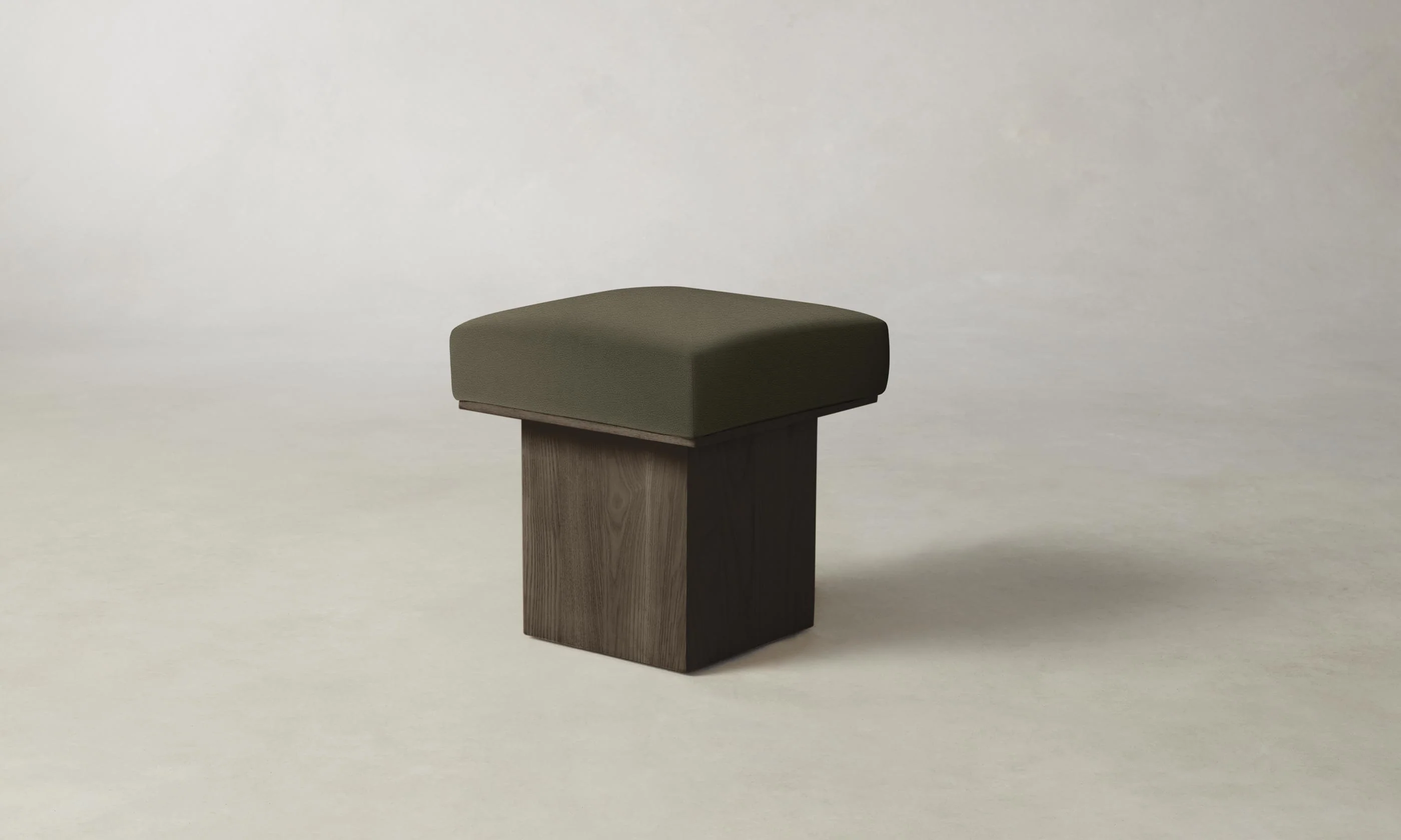 The Mulberry Ottoman - Pebbled Leather Truffle - Image 3