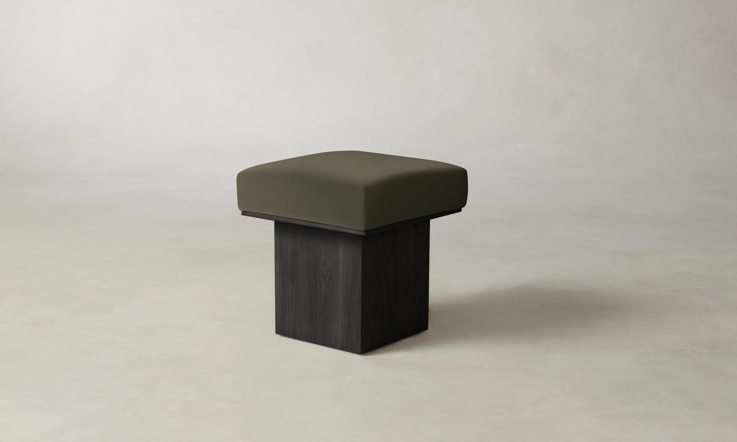 The Mulberry Ottoman - Pebbled Leather Truffle - Image 4