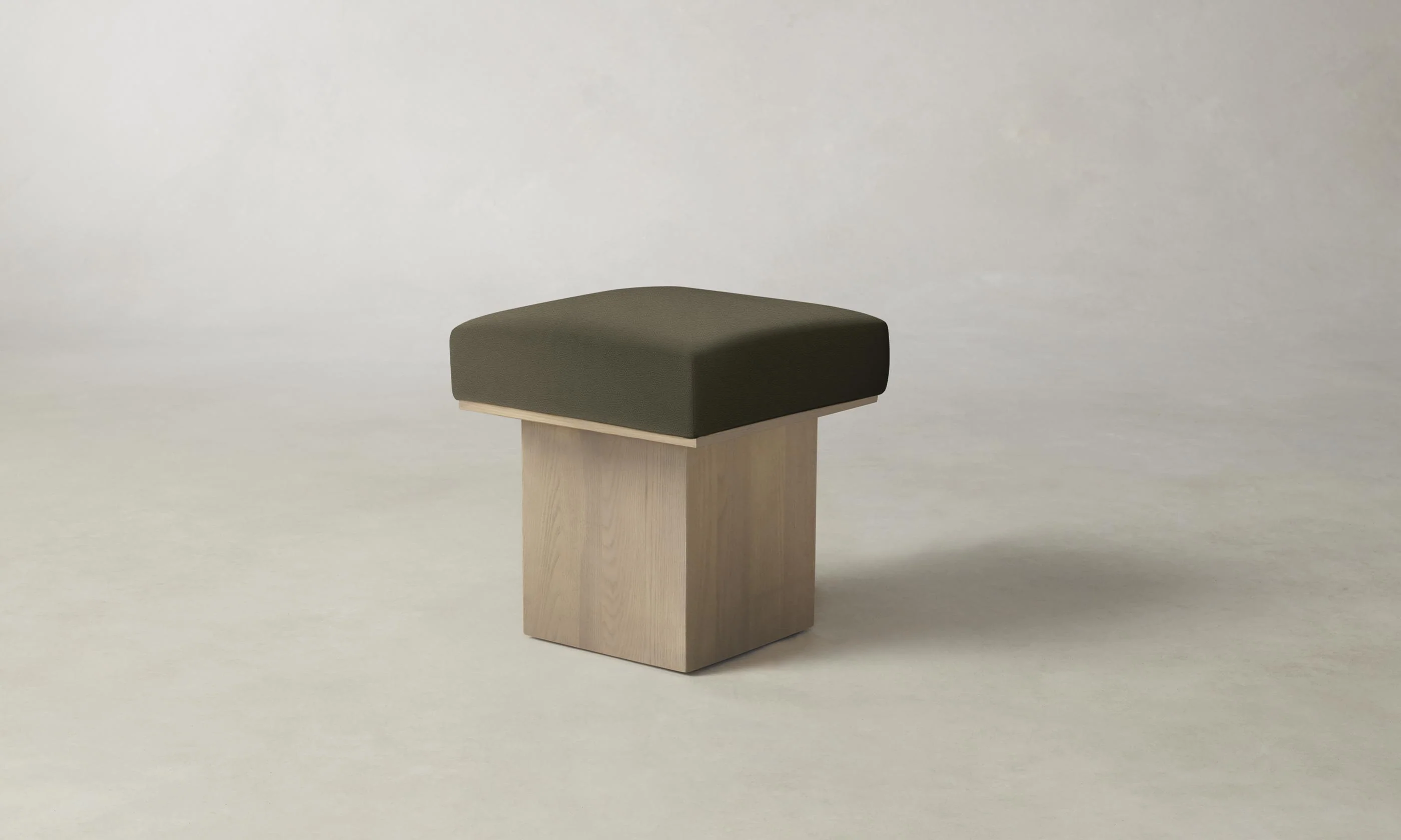 The Mulberry Ottoman - Pebbled Leather Truffle - Image 5