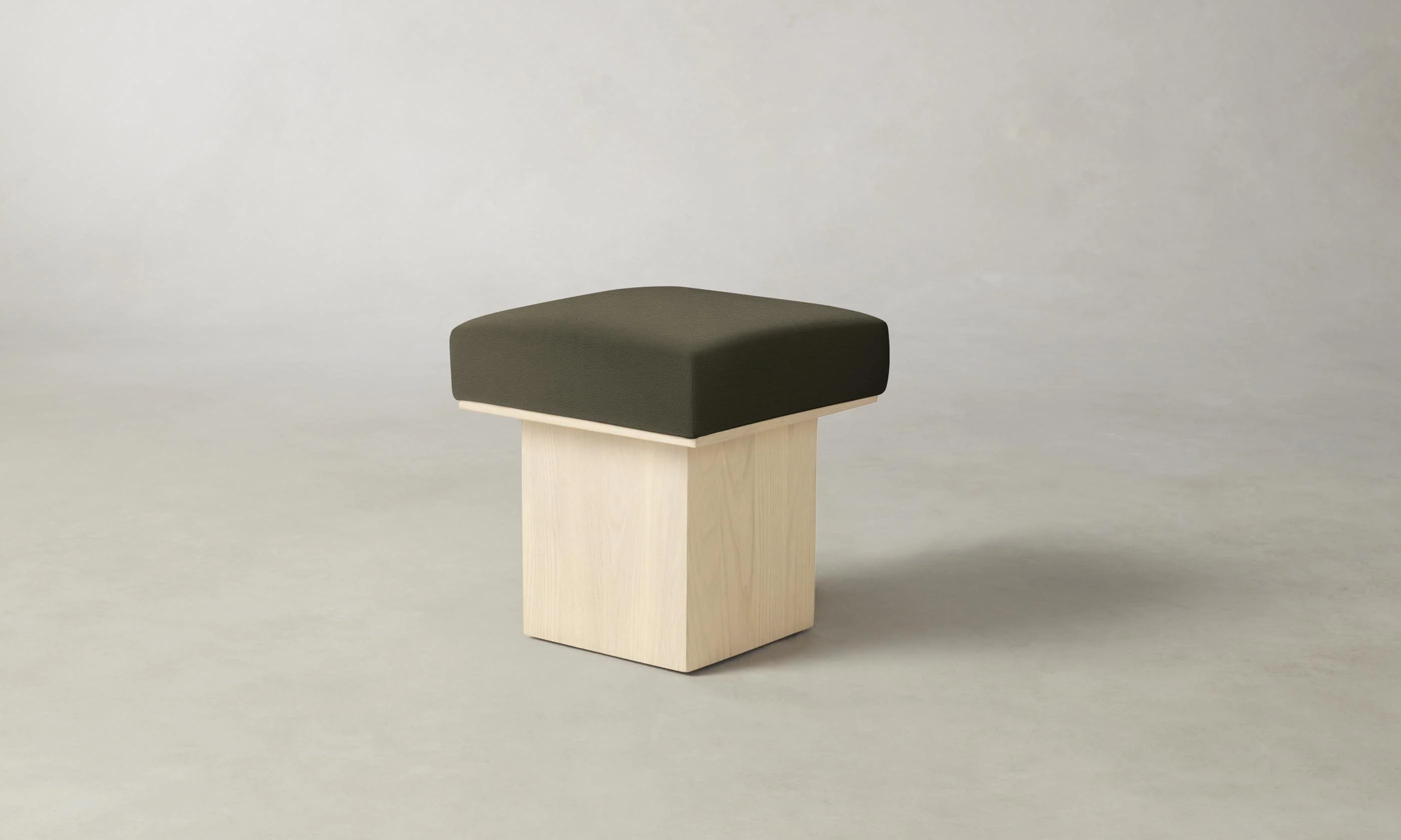 The Mulberry Ottoman - Pebbled Leather Truffle - Image 6