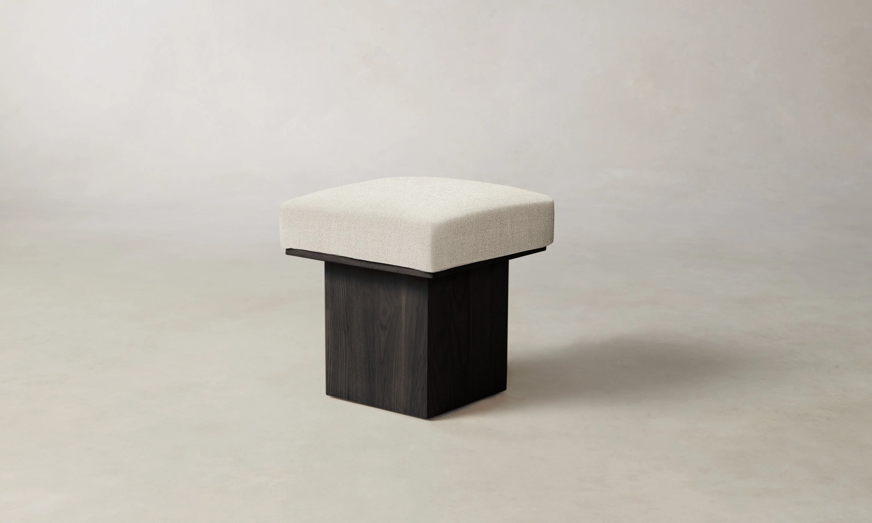 The Mulberry Ottoman - Performance Textural Weave Wisp - Image 4