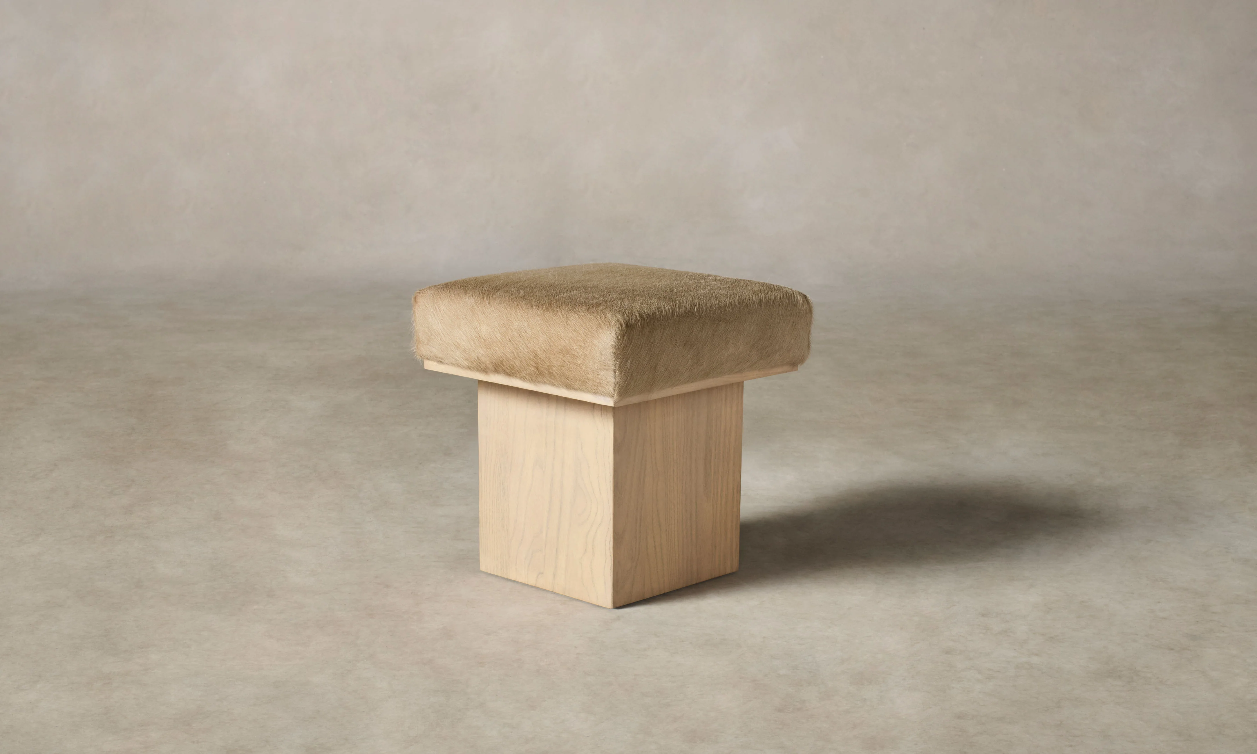 The Mulberry Ottoman - Pony Hair Leather Russet - Image 7