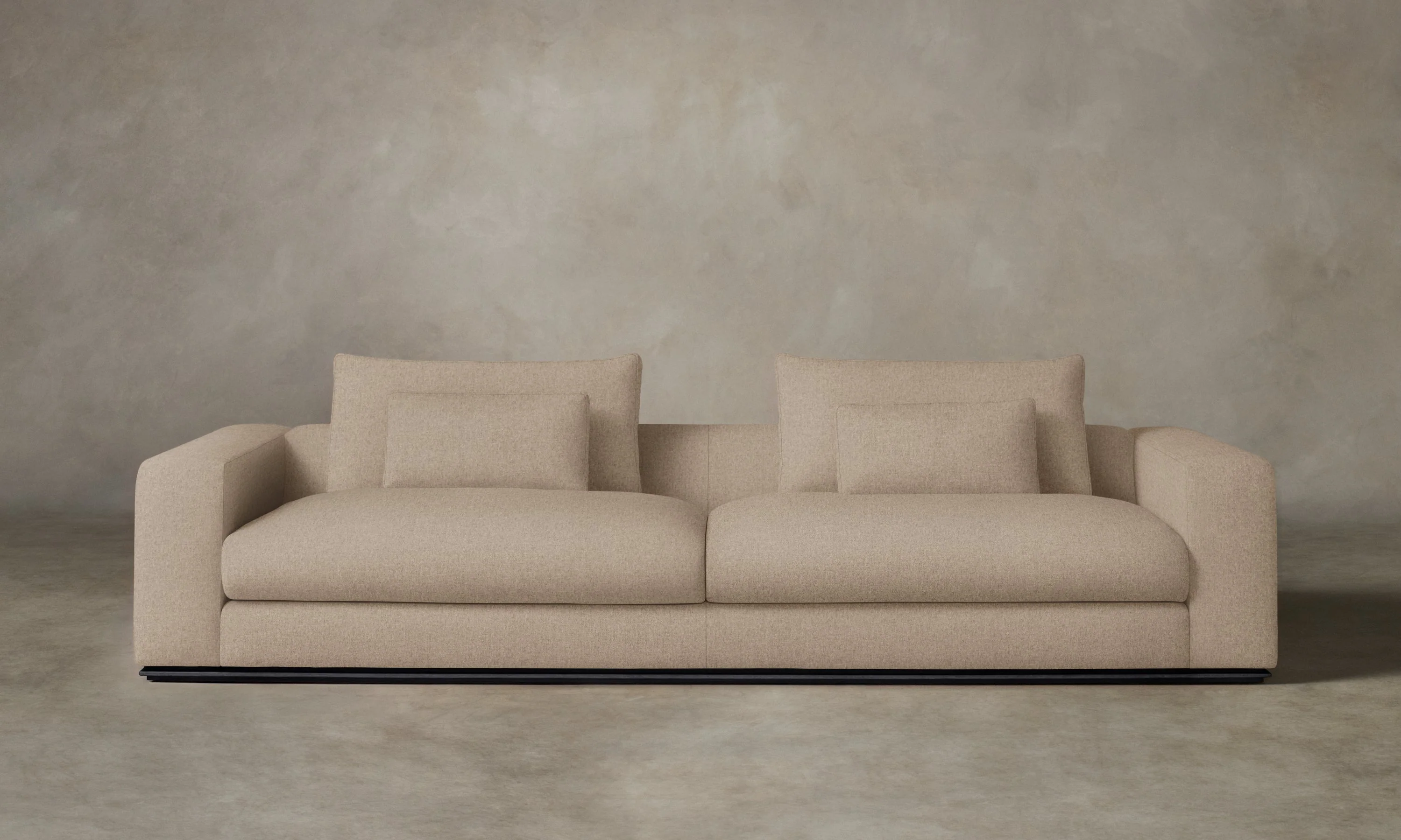 The Nicola Sofa - Italian Brushed Wool Fox - Image 3